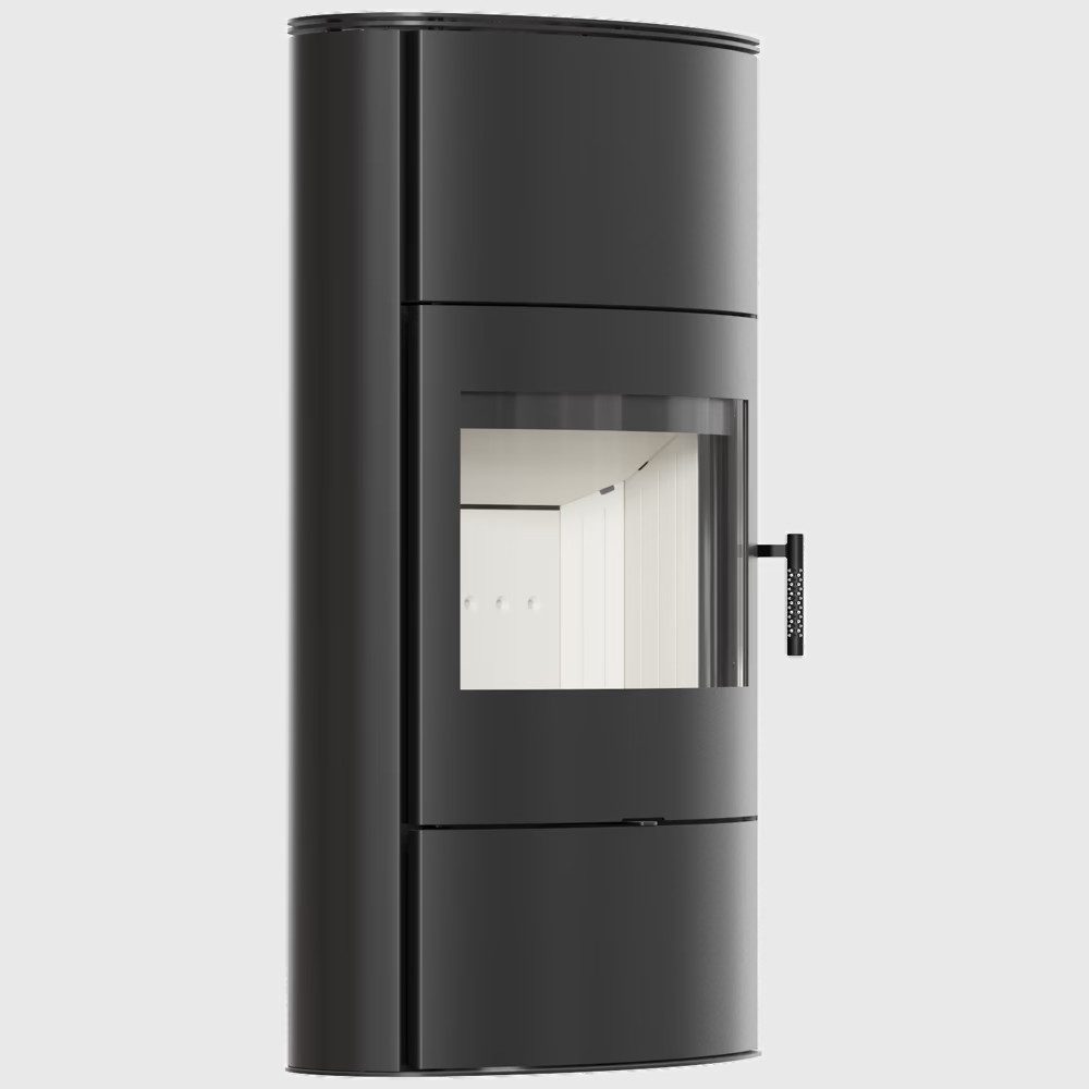 Kratki Kaminofen Kaminofen aus Stahl AB/S/2/ROLLO Hoch Ø 150 10 kW, 10 kW