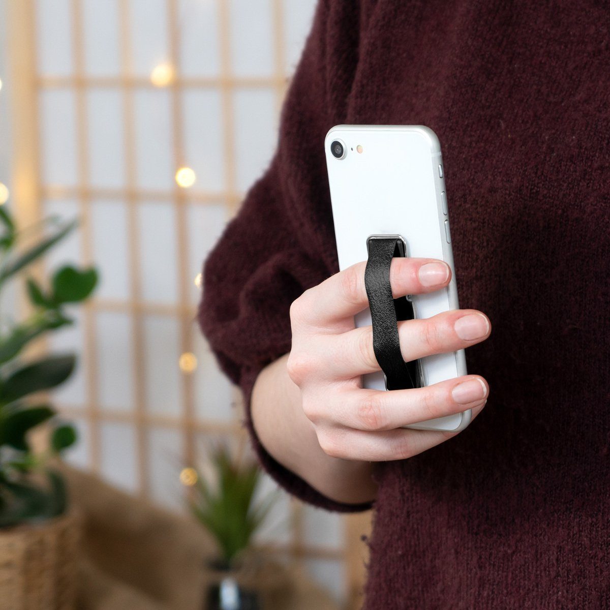 kwmobile Popsockets Smartphone Fingerhalter mit Ständer - selbstklebend, (1-tlg)