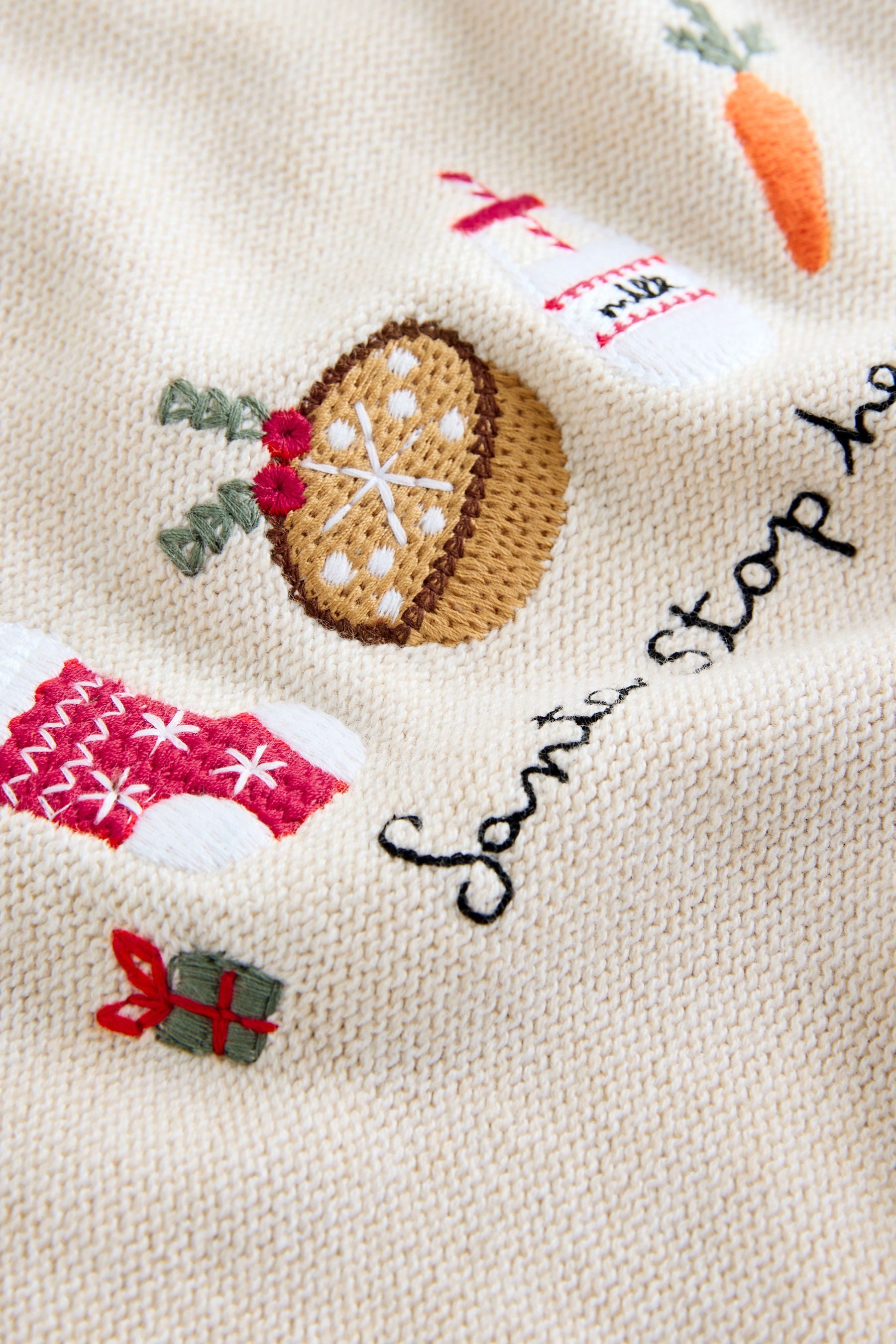 Next Weihnachtspullover Weihnachtlicher Strickpullover (1-tlg)