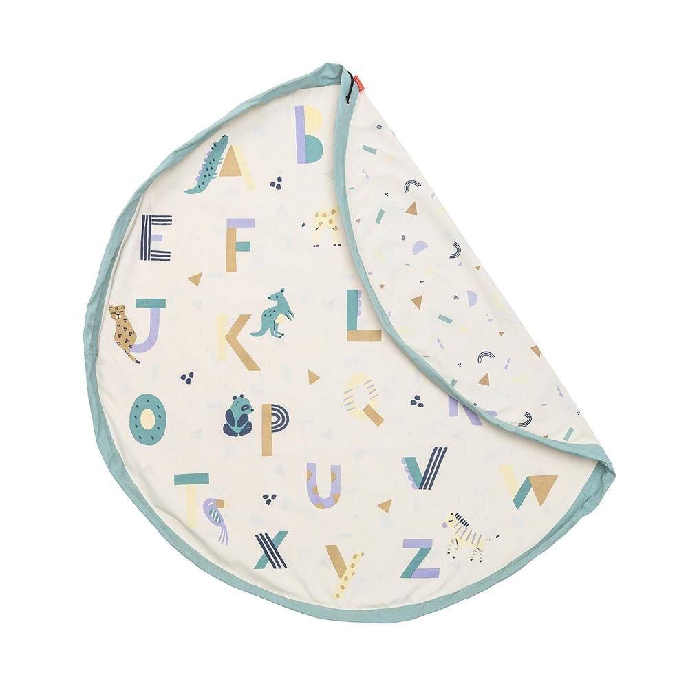 Play&Go Spielmatte Animal letters, Aufbewahrungssack Spielteppich Игрушкиtasche Aufbewahrungsmatte Aufbewahrung Spieldecke Buchstaben Vorschule