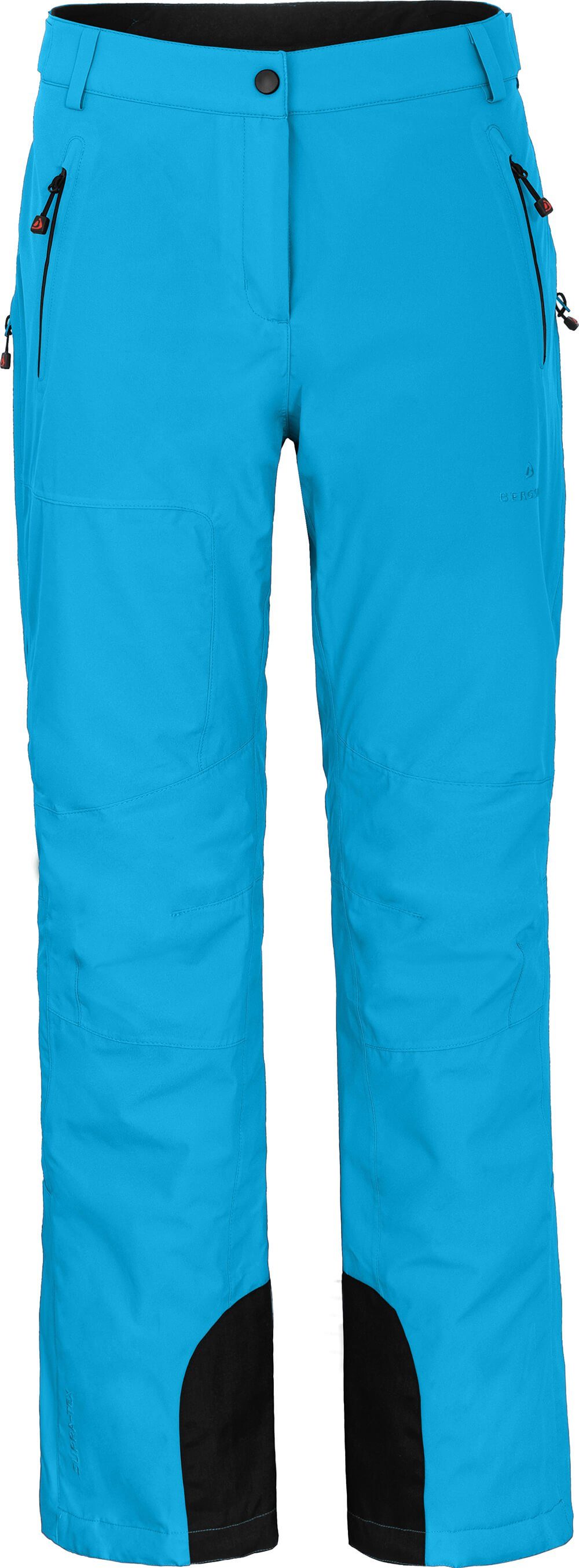 Bergson Skihose ICE Damen Skihose, wattiert, 20000 mm Wassersäule, Kurzgrößen, Ozean blau