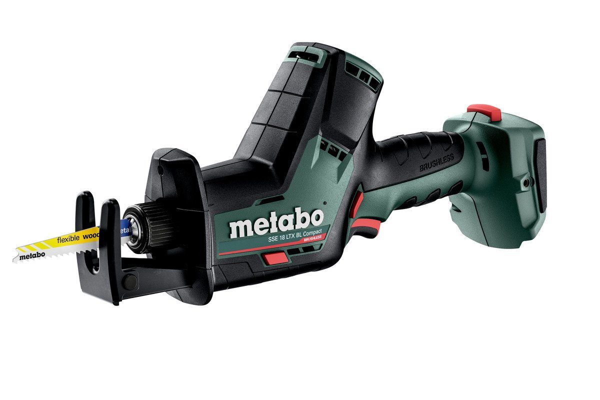 metabo Akku-Säbelsäge SSE 18 LTX BL COMPACT (602366840), ohne Akku und Ladegerät