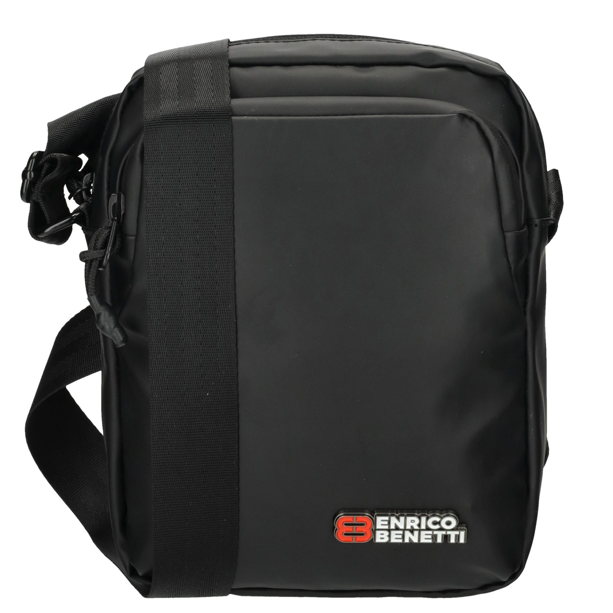 Enrico Benetti Umhängetasche Kleine Crossbody Tasche Herren (Schultertasche zum umhängen, schwarz, Geschenke für Männer), aus wasserabweisendem Material