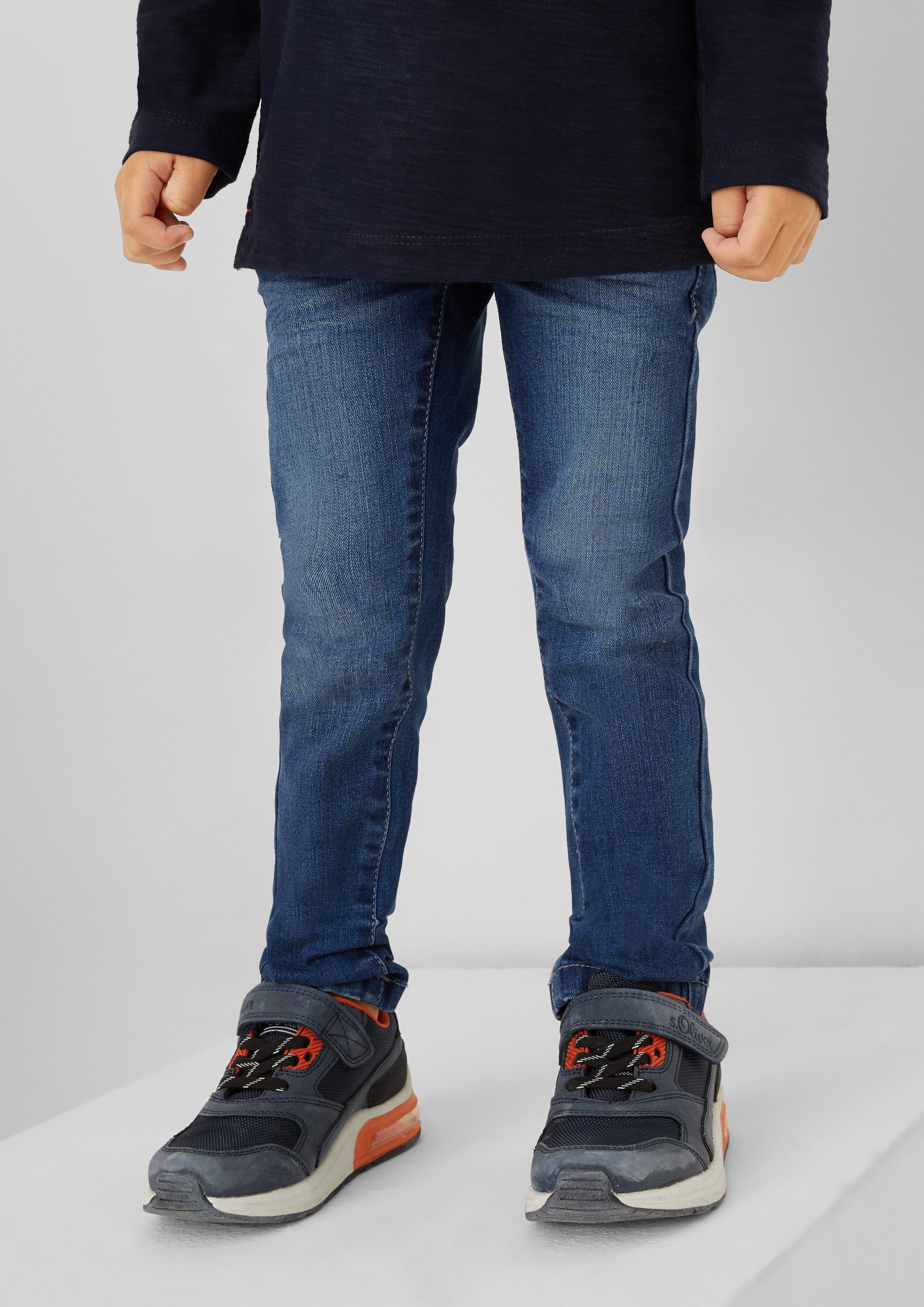 Jeans Slim Rise / / 5-Pocket-Jeans Brad Fit s.Oliver Waschung Leg Mid / Slim