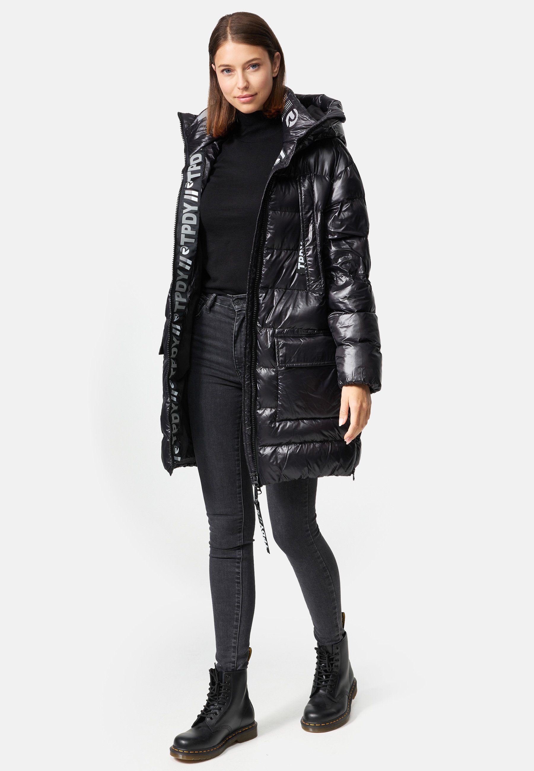 trueprodigy Winterjacke David F Kapuze Reißverschluss Eingriffstaschen – Bild 5 von 5