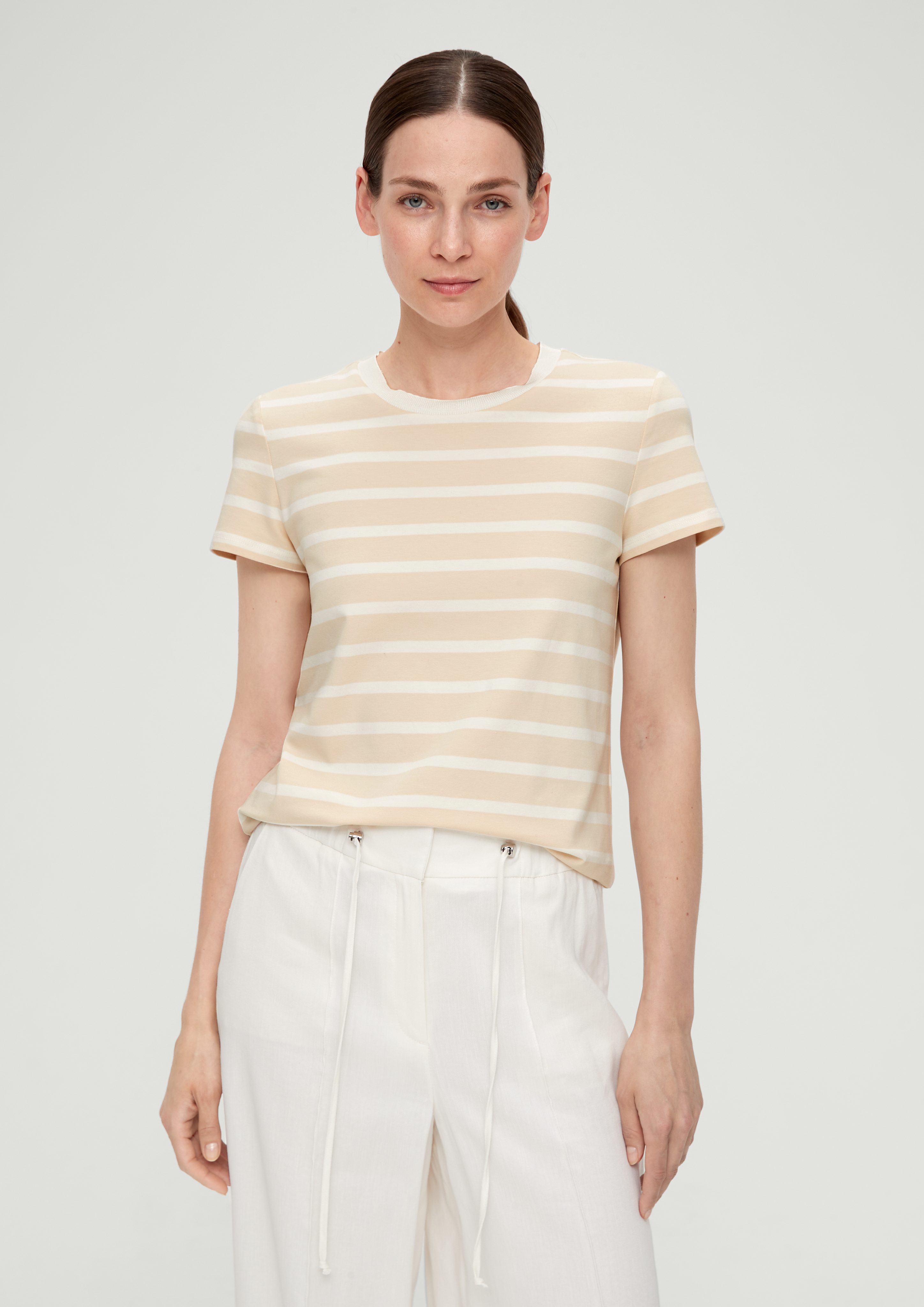 s.Oliver BLACK LABEL Kurzarmshirt T-Shirt aus günstig online kaufen