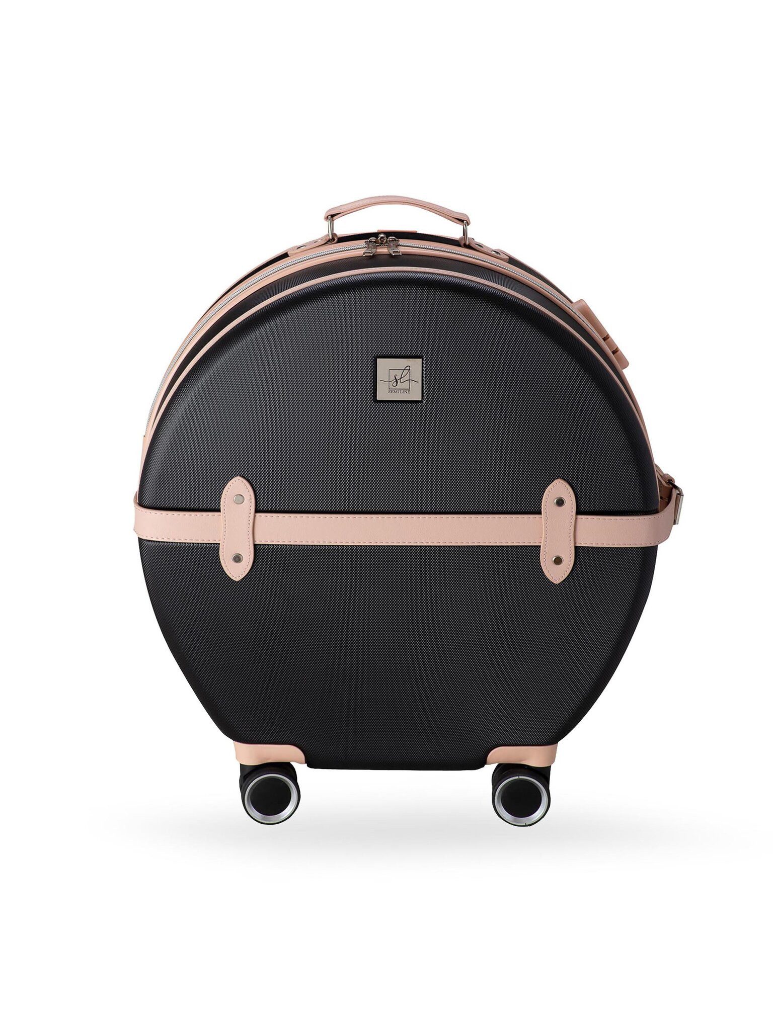 Semiline Hartschalen-Trolley Semi Line Mittlerer Koffer T5671-3 Schwarz günstig online kaufen