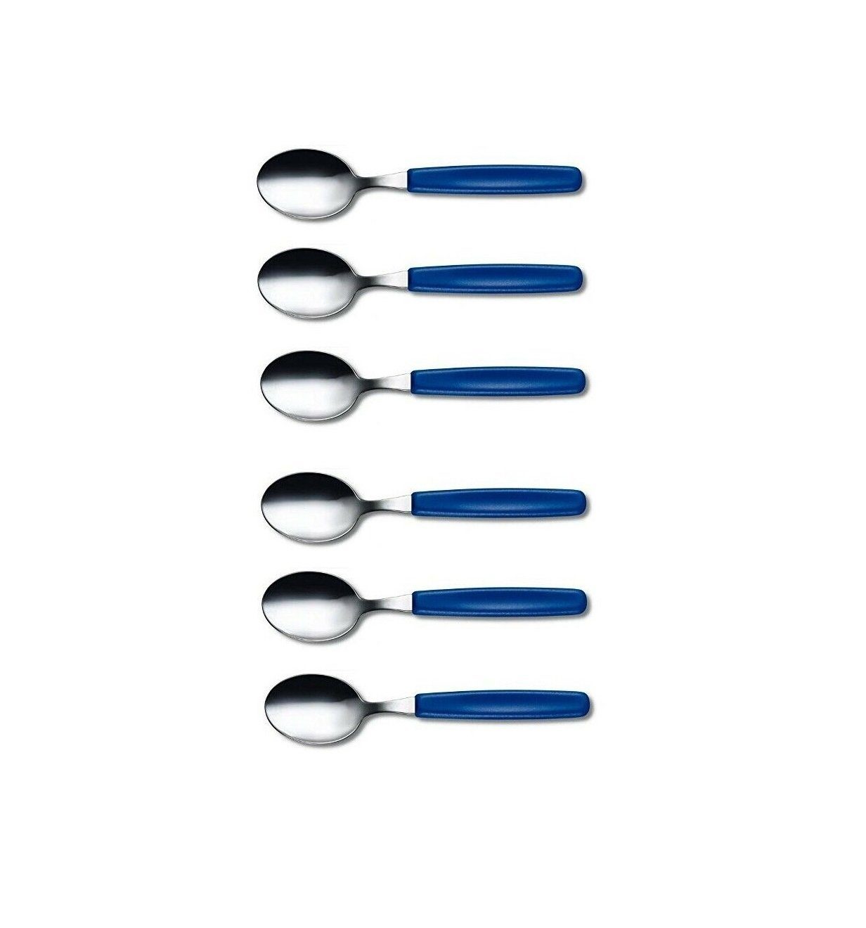 Victorinox Bestecklöffel 6 Stück Столовая ложка Esslöffel Set Edelstahl Blau