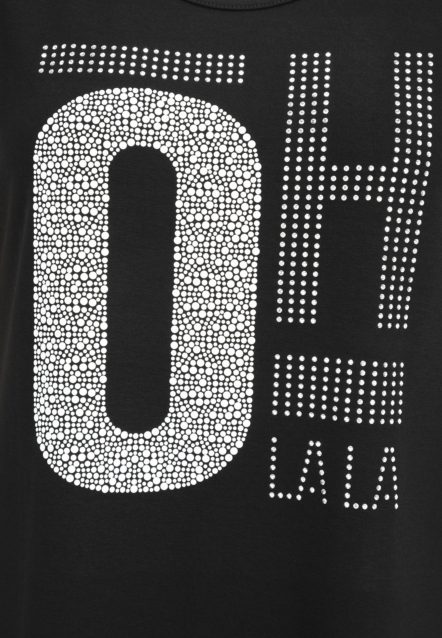Doris Streich T-Shirt mit Plättchen- Motiv