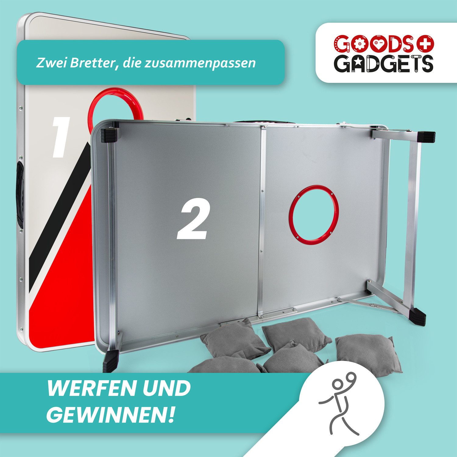 Goods+Gadgets Outdoor-Spielzeug XXL Cornhole-Spiel, Outdoor & günstig online kaufen