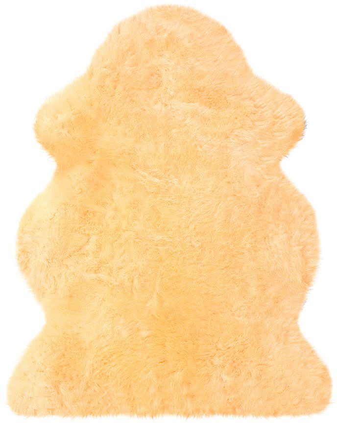 Heitmann Felle Fellteppich Lammfell farbig - Premium Qualität, fellförmig, Höhe: 70 mm, echtes Austral. Lammfell, besonders dicht & weich, verschiedene Größen. € 53,99