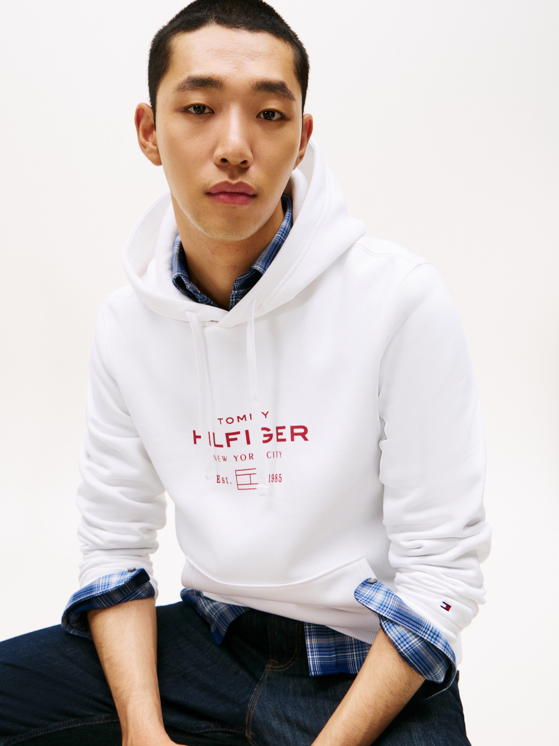 Tommy Hilfiger Kapuzensweatshirt OVAL GRAPHIC HOODIE günstig online kaufen