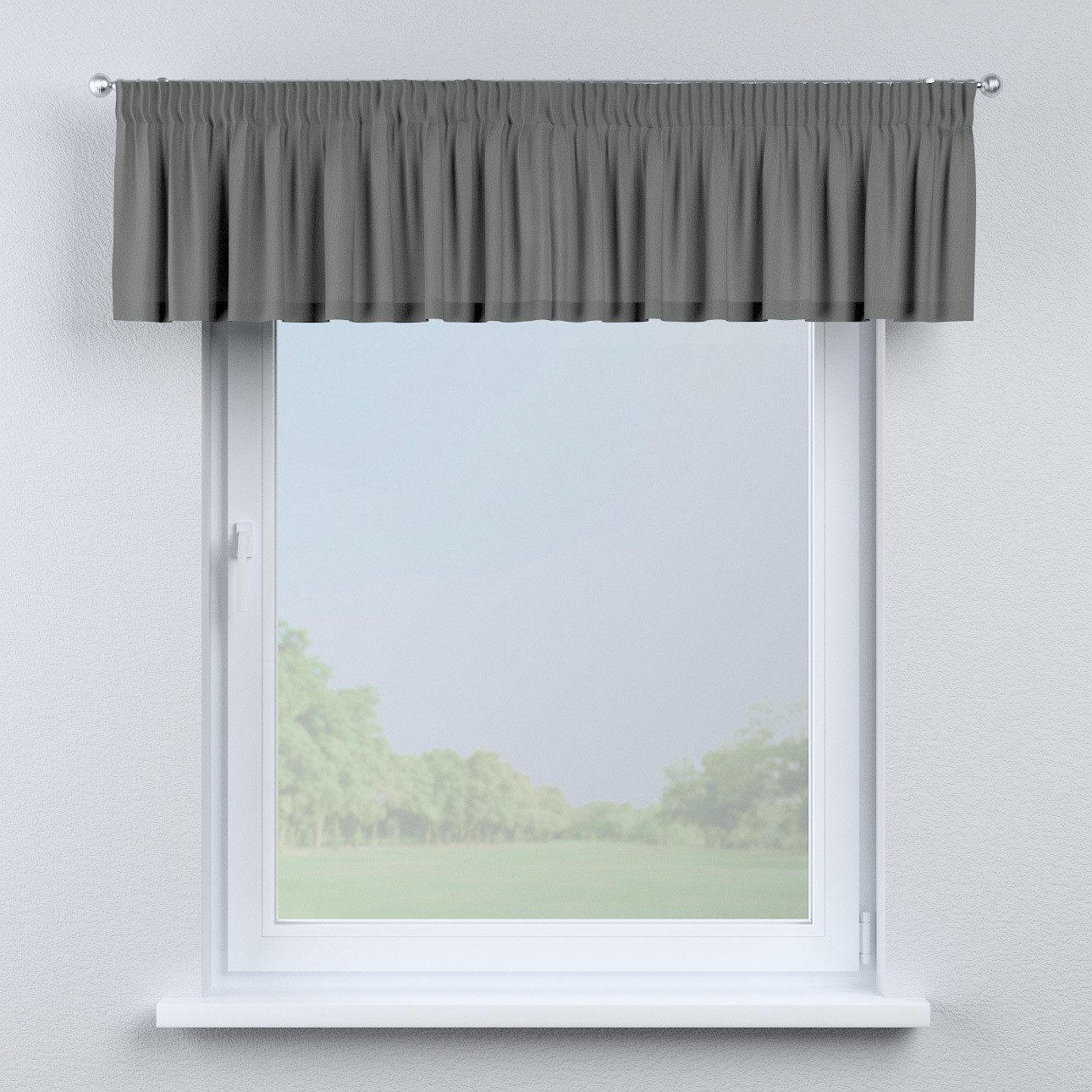 Dekoria Vorhang mit Kräuselband 130 x 40 cm, Quadro – Bild 2 von 3