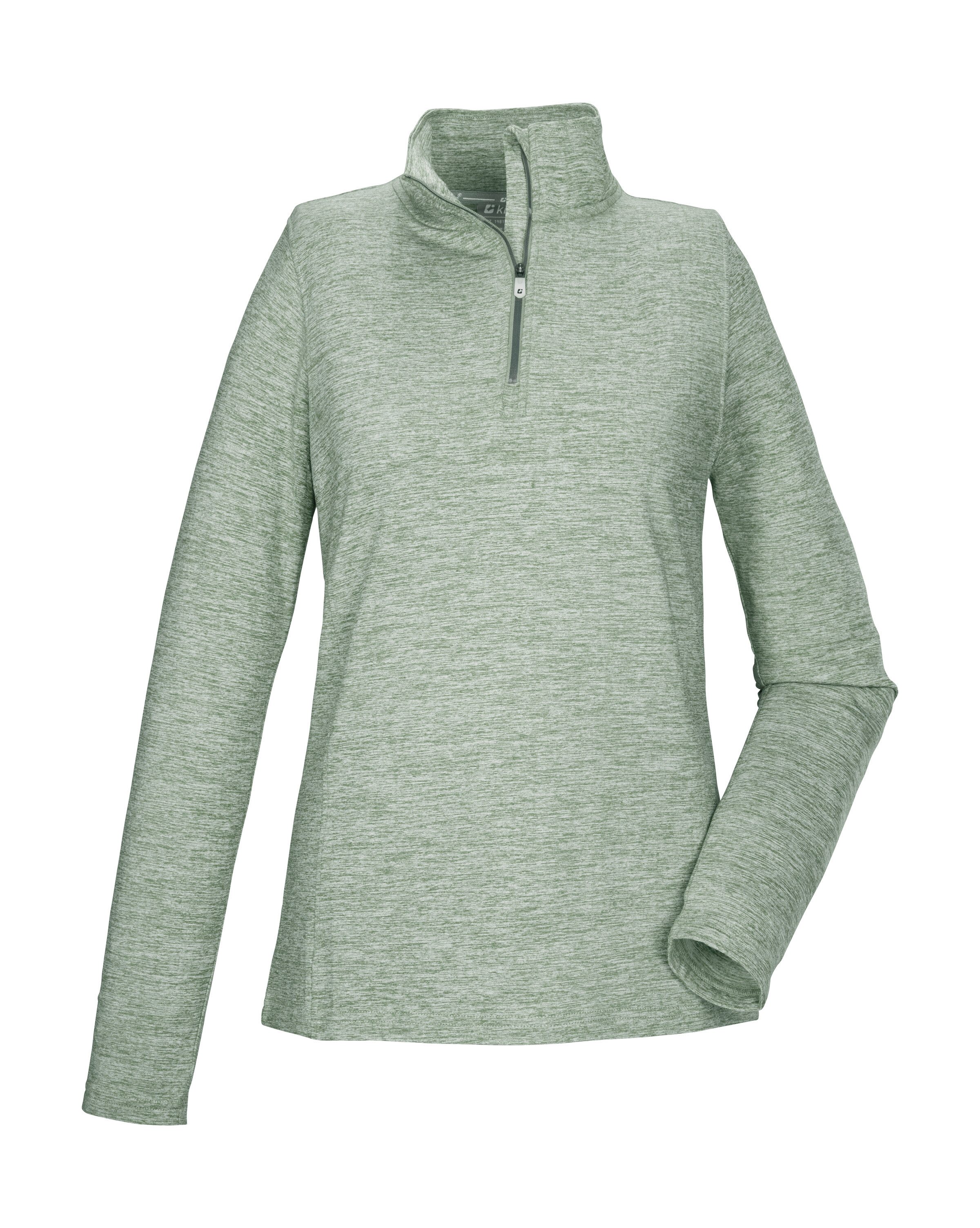 Killtec Langarmshirt KSW 121 WMN FLX SHRT Melange Funktionsshirt mit Stehkr günstig online kaufen