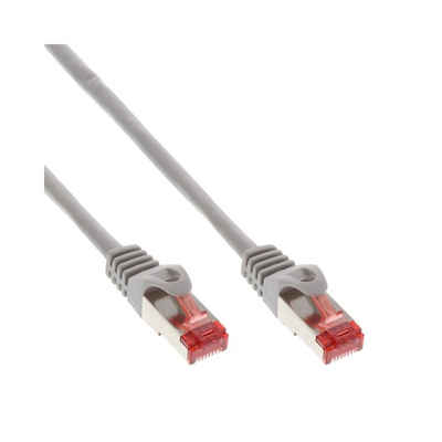 Inline Patchkabel grau 0,25m LAN-Kabel