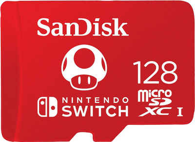 Sandisk »microSDXC Extreme 128GB für Nintendo Switch« Speicherkarte (128 GB, UHS Class 1, 100 MB/s Lesegeschwindigkeit, U3/UHS-I/Cl.10/R100/W90)