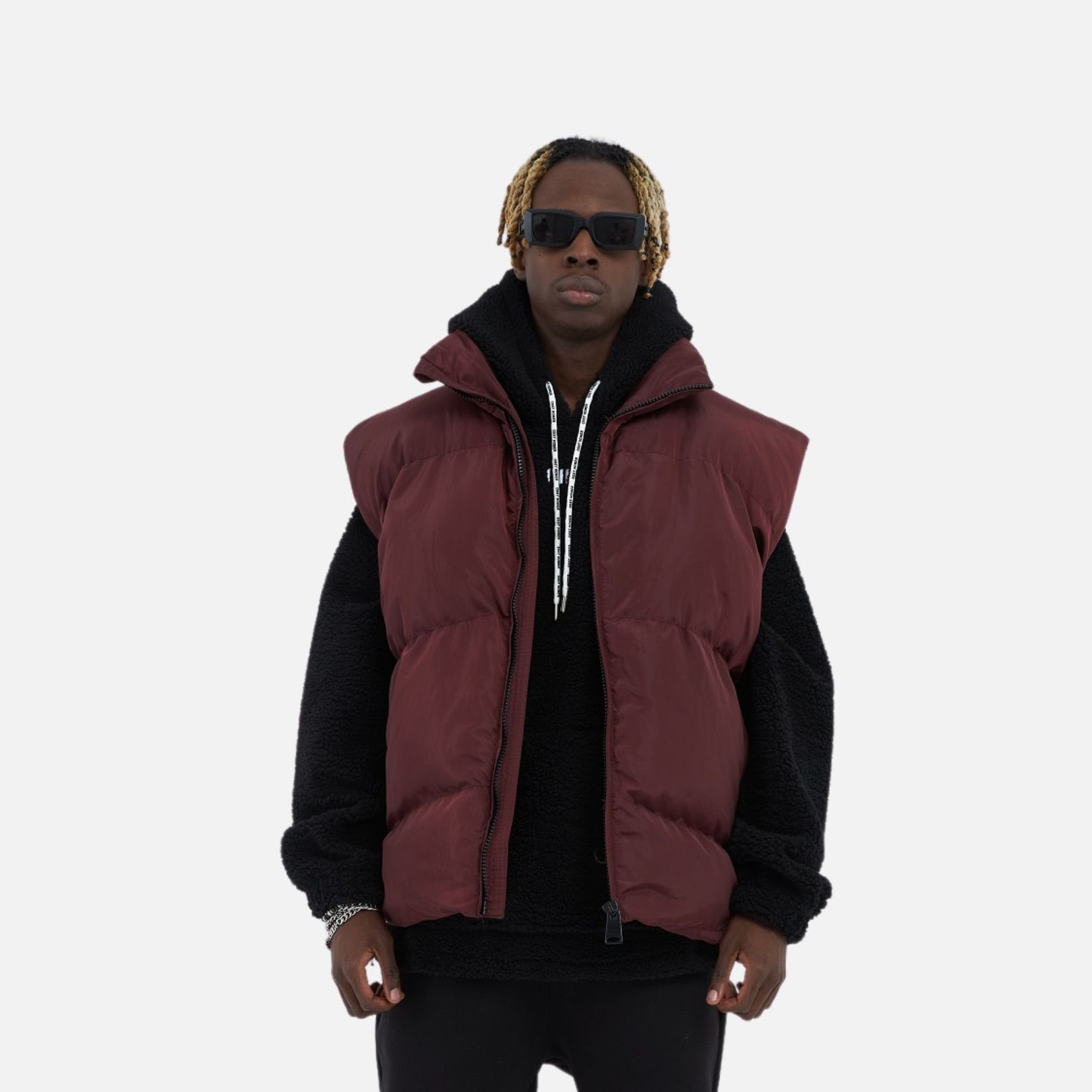COFI Casuals Steppweste Puffer Weste Vest Übergangsweste Oversize