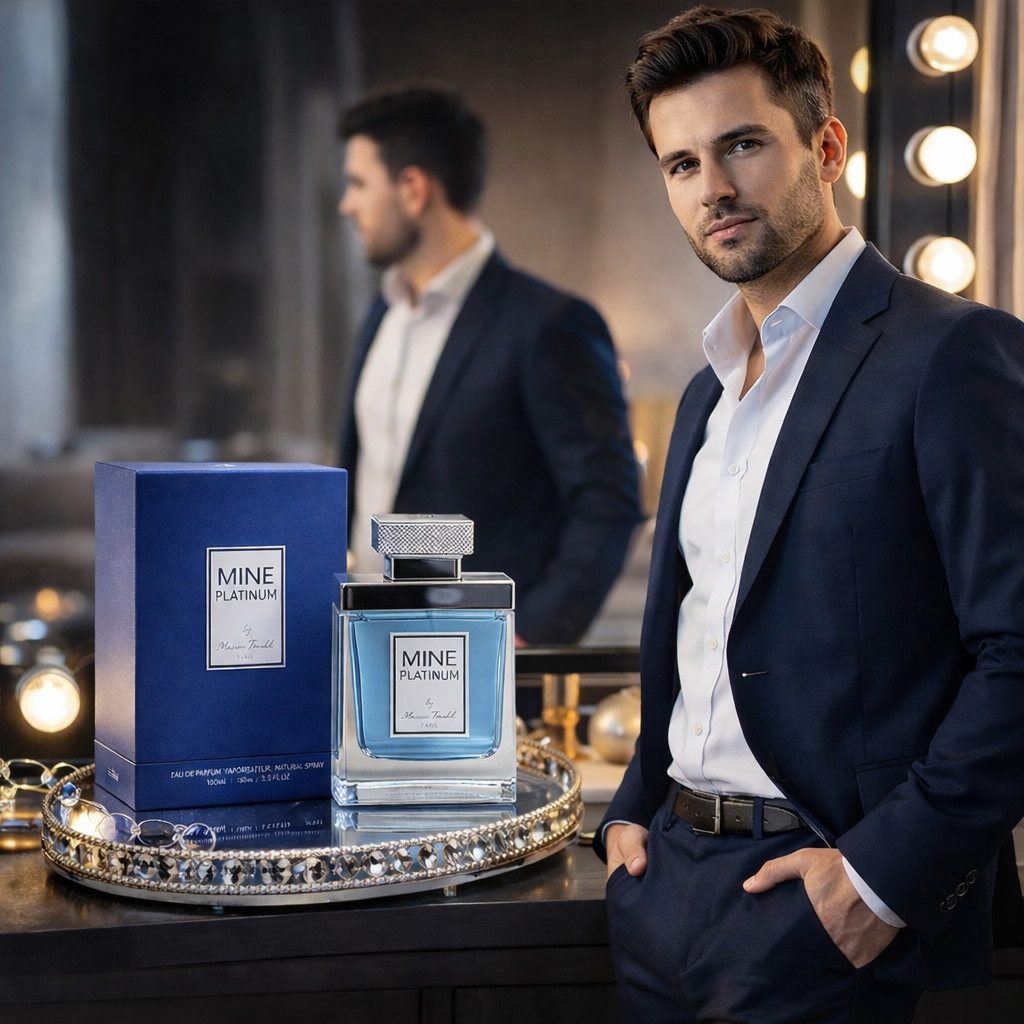 Marc Joseph Paris Eau de Parfum MINE PLATINIUM Luxus Herrenduft, Frisch, Würzig, Holzig, Süß aus Paris, 1-tlg., Luxuriöser Herrenduft, Sehr Langanhaltend, Außergewöhnliche Verpackung