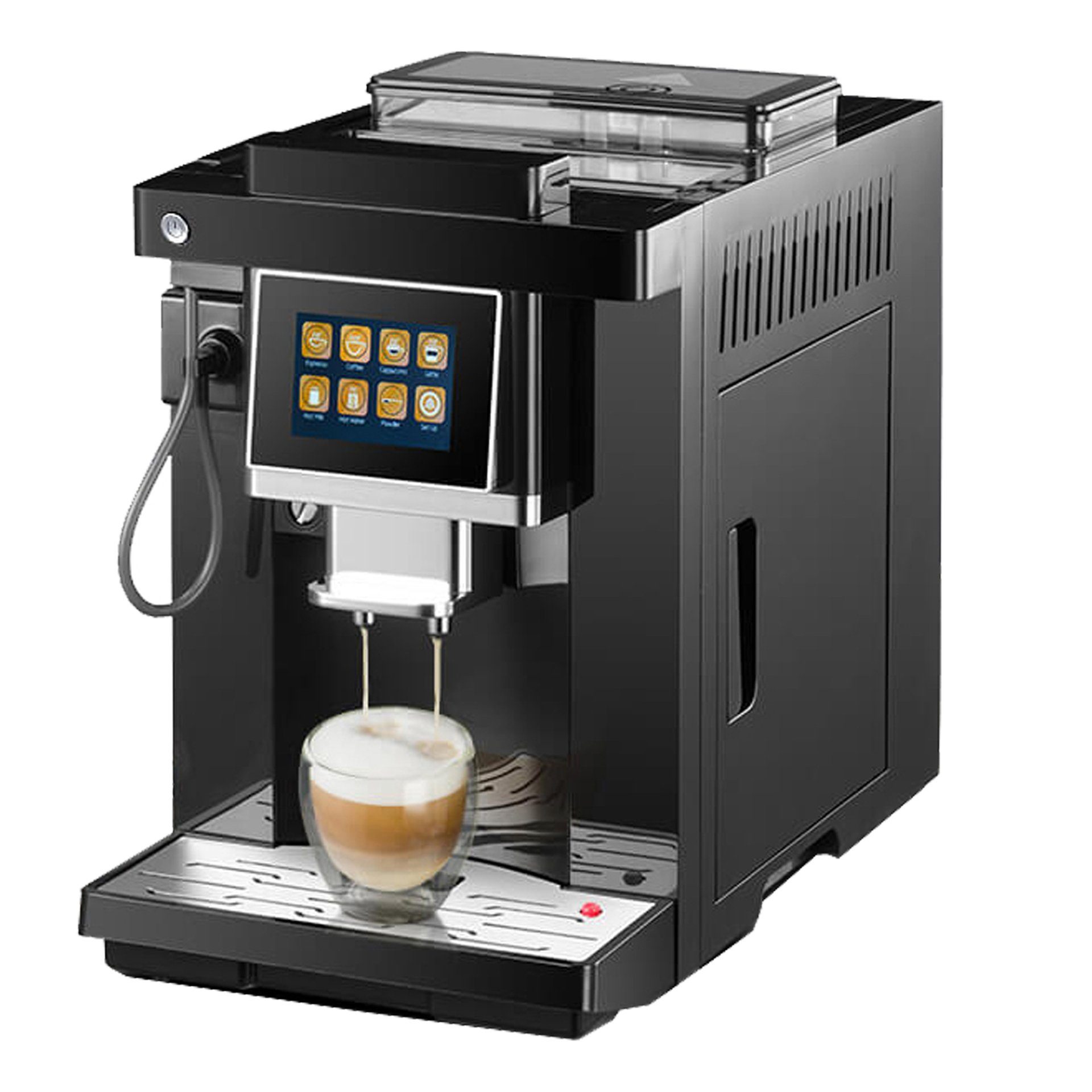 Acopino Kaffeevollautomat Acopino Roma One Touch Kaffeevollautomat,  Cappuccino und Latte macchiato auf Knopfdruck, Farbdisplay, Einfache  Reinigung, One Touch Bedienung, Entkalkungsprogramm, programmierbare  Getränkeeinstellungen online kaufen | OTTO