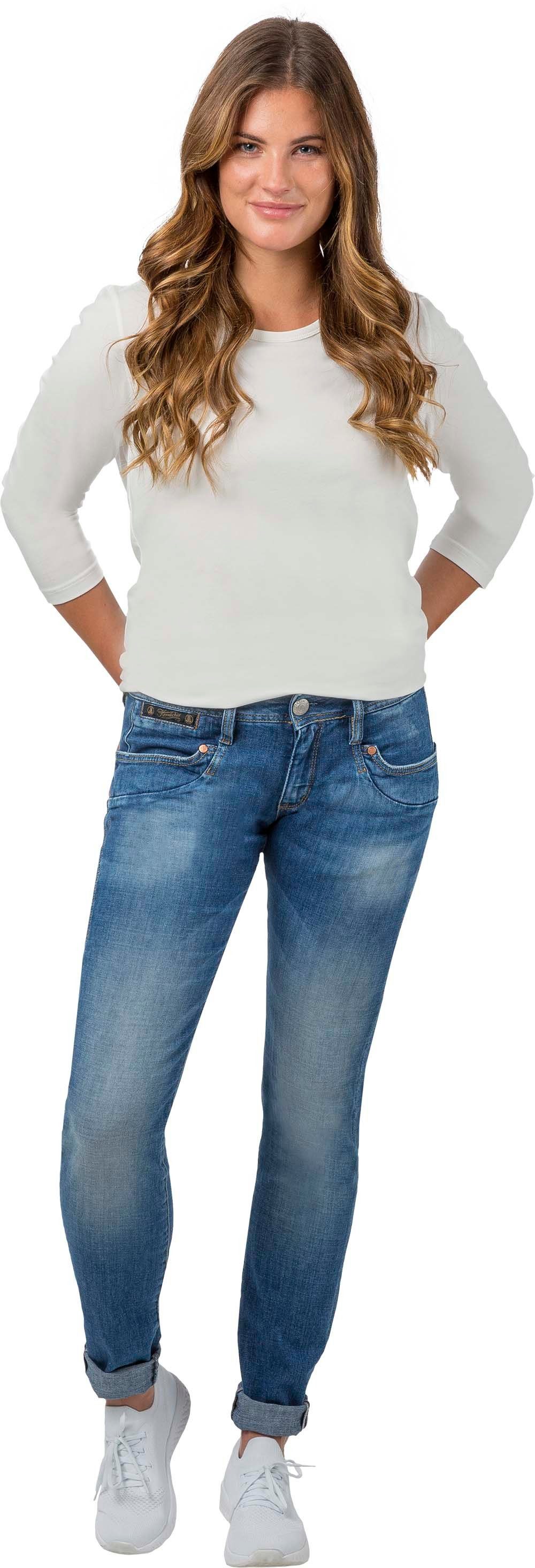 Piper Bio-Baumwolle Organic Denim Stretch-Jeans Cashmere Herrlicher Slim aus