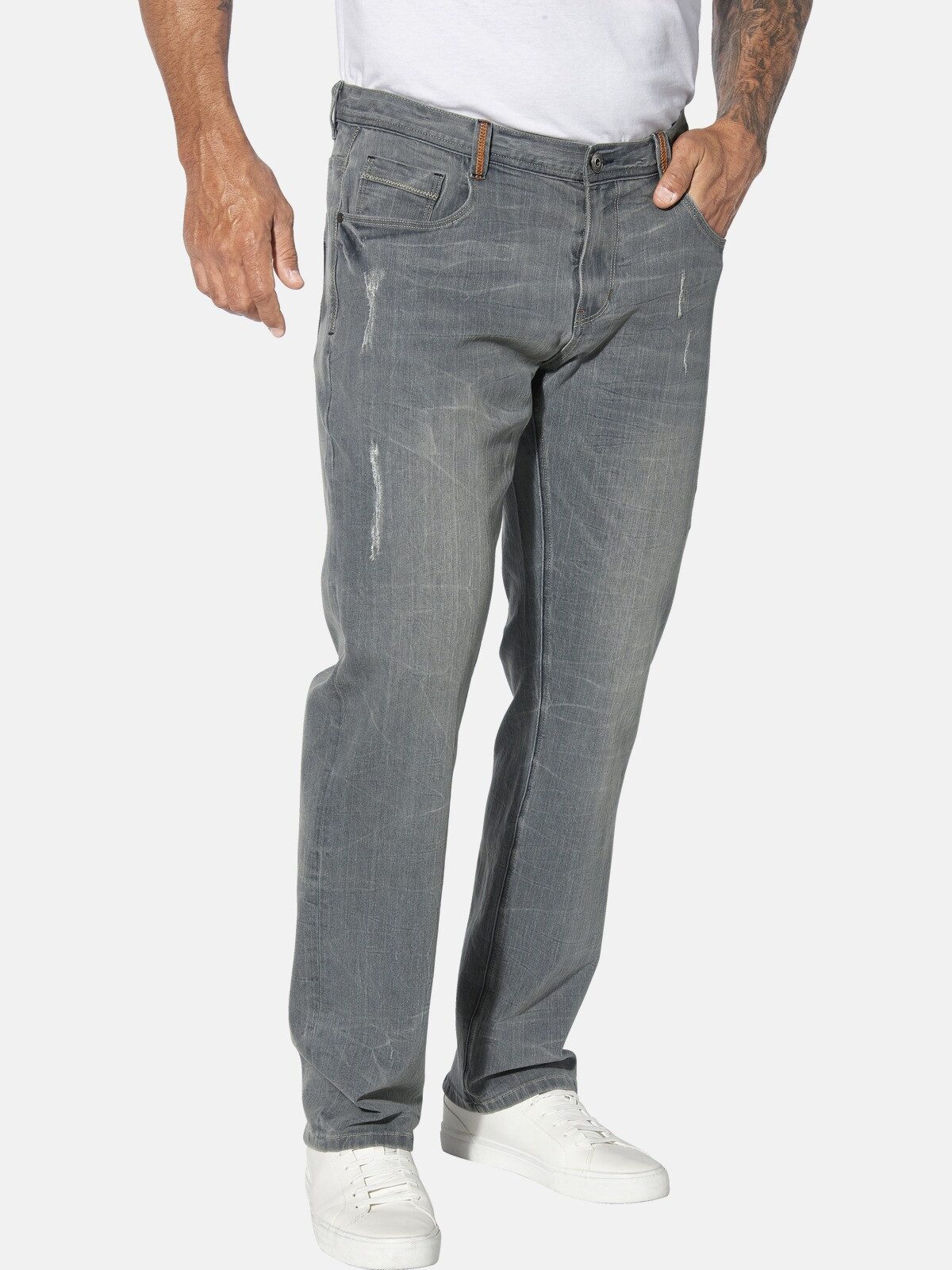 Jan Vanderstorm Comfort-fit-Jeans JURIEN mit farbigen günstig online kaufen
