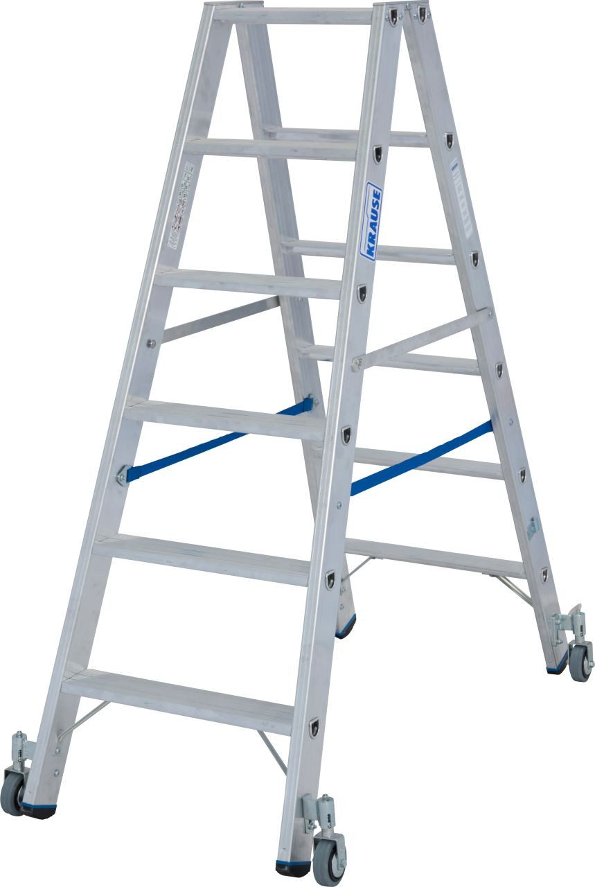 KRAUSE Double Ladder Krause Aluminium Double Ladder STABILO Mobile 2.95