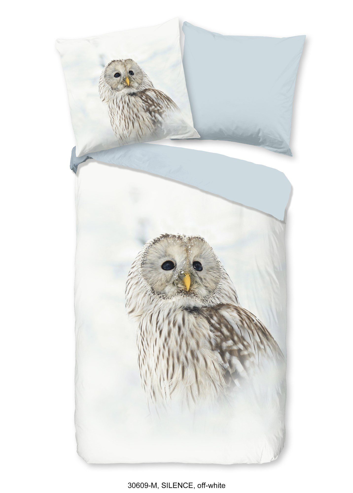 PURE luxury collection Bettwäsche Wendebettwäsche Eule Bettwäsche-Set Bettb günstig online kaufen