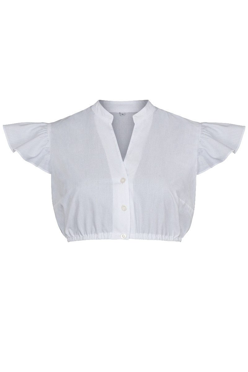 Alpenfee Tracht Dirndlbluse Dirndlbluse - MIRA FA - weiß – Bild 5 von 5