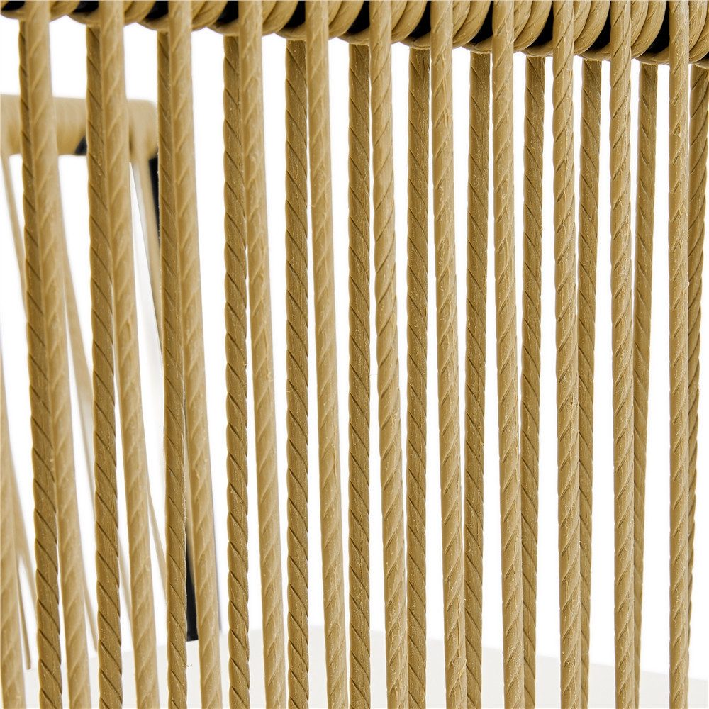 Yaheetech Balkonset, Gartenmöbel Set inkl. 2 Stühle mit Sitz- und Rückenkissen & 1 Tisch