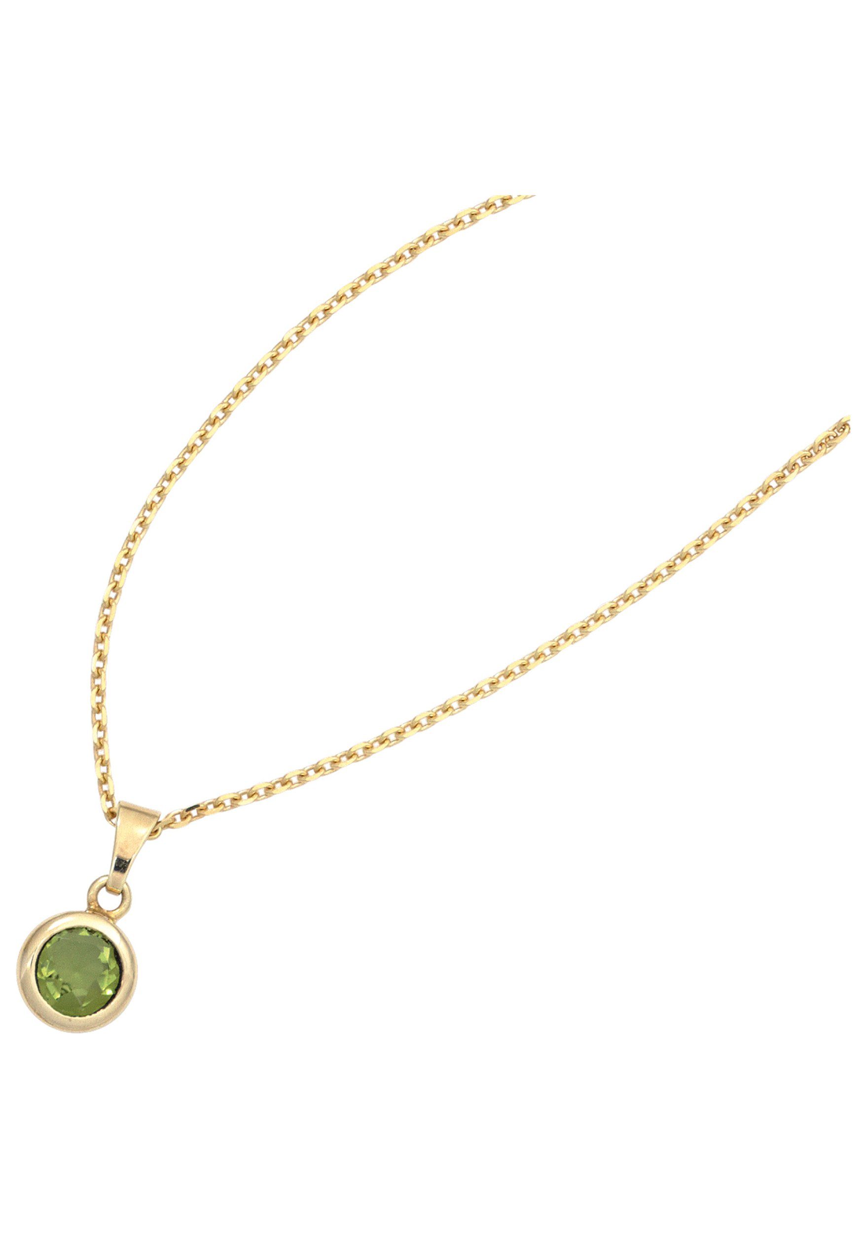 JOBO Runder Anhänger, rund 585 Gold mit... JOBO Runder Anhänger, rund 585 Gold mit...