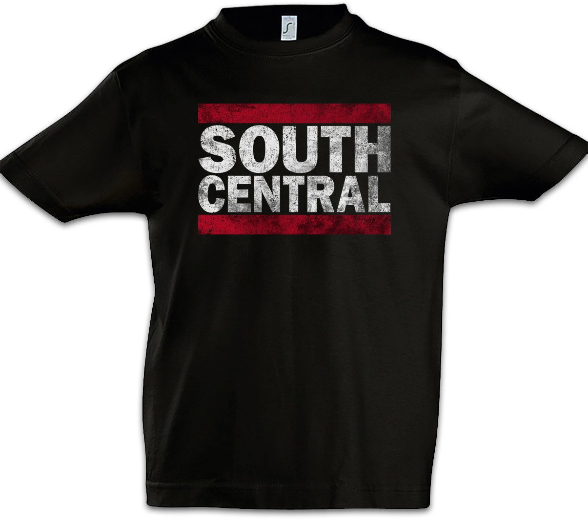 Print-Shirt South Central Kinder T-Shirt Run LA Rap DMC Compton Los Angeles Ghetto