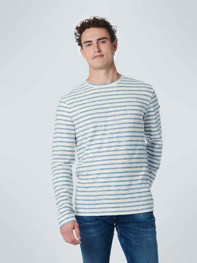 NO EXCESS Langarmshirt T-Shirt Long Sleeve Crewneck Stripe (1-tlg)