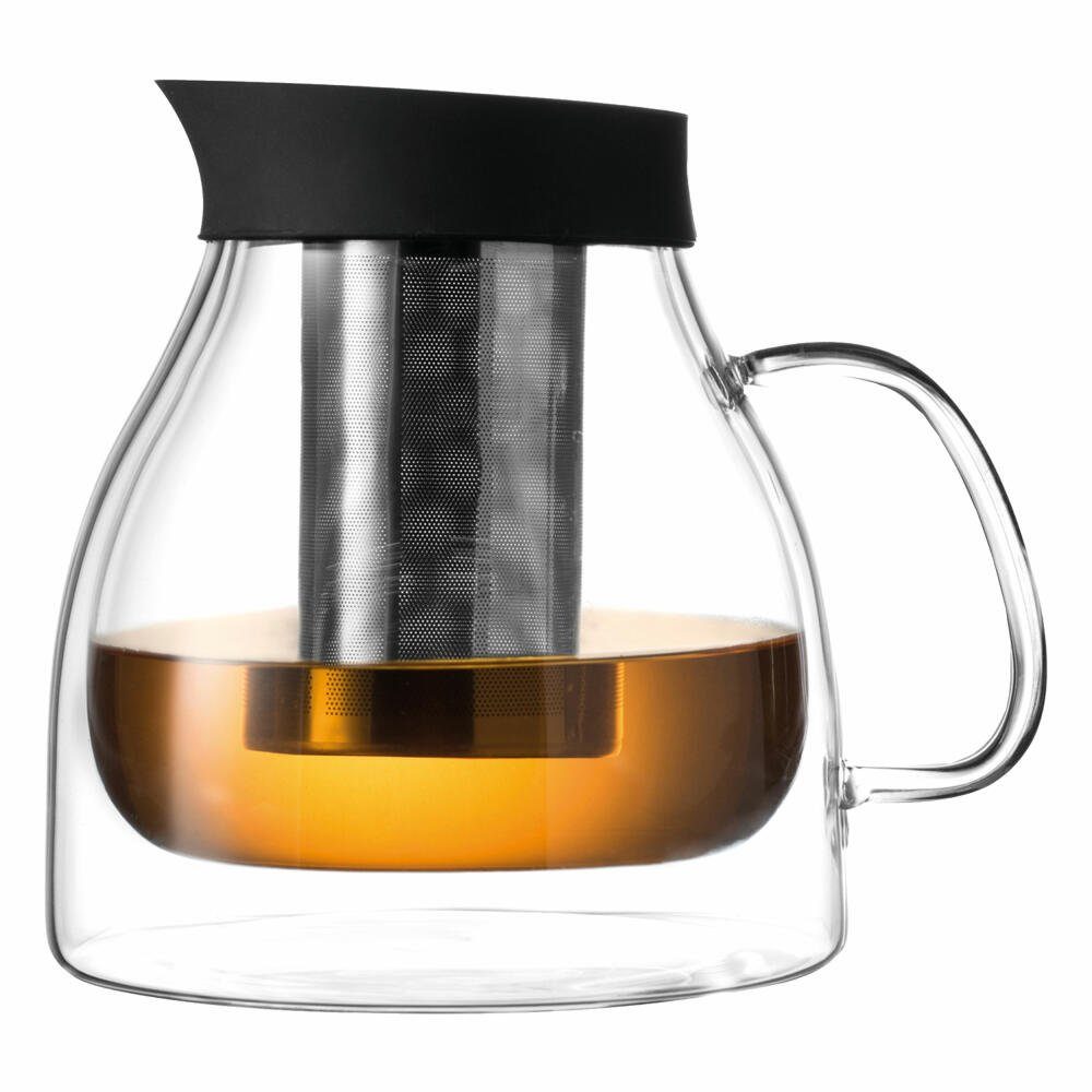 LEONARDO HOME Duo Lot De 2 Tasses à Thé Verre Double Paroi 360 Ml - Fabriquées à La Main - Idéales Boissons Chaudes Et Froides