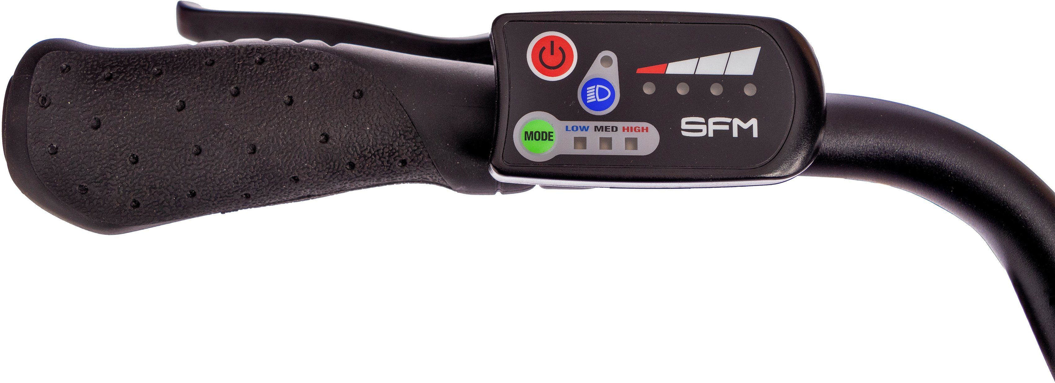 SAXONETTE E-Bike Cityrad Advanced Plus, 3 Gang Shimano SHIMANO Nexus Schaltwerk, Nabenschaltung, Frontmotor, 375 Wh, (mit Akku-Ladegerät u. integr. Rahmenschloss), Pedelec, Elektrofahrrad für Damen u. Herren