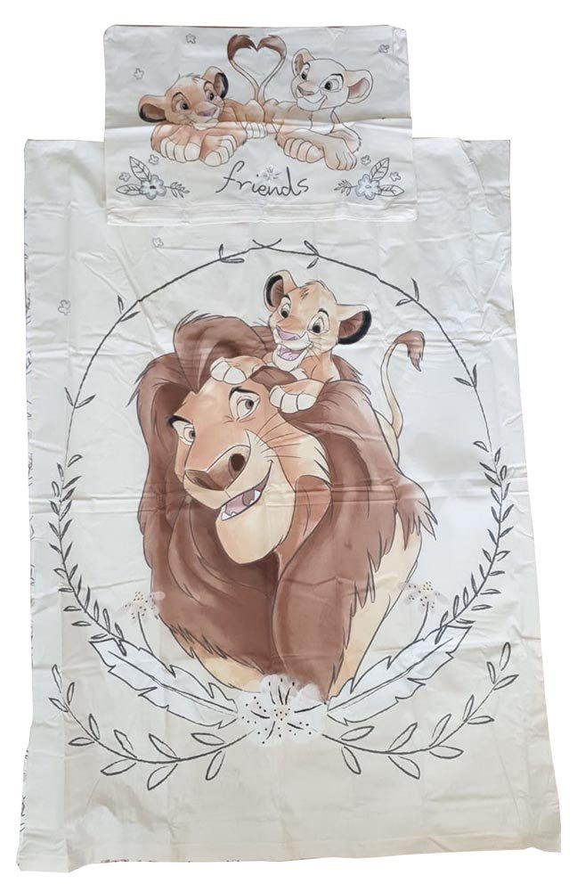 Disney König der Löwen Bettwäsche Kopfkissen Bettdecke für 135x200 Simba Mufasa 