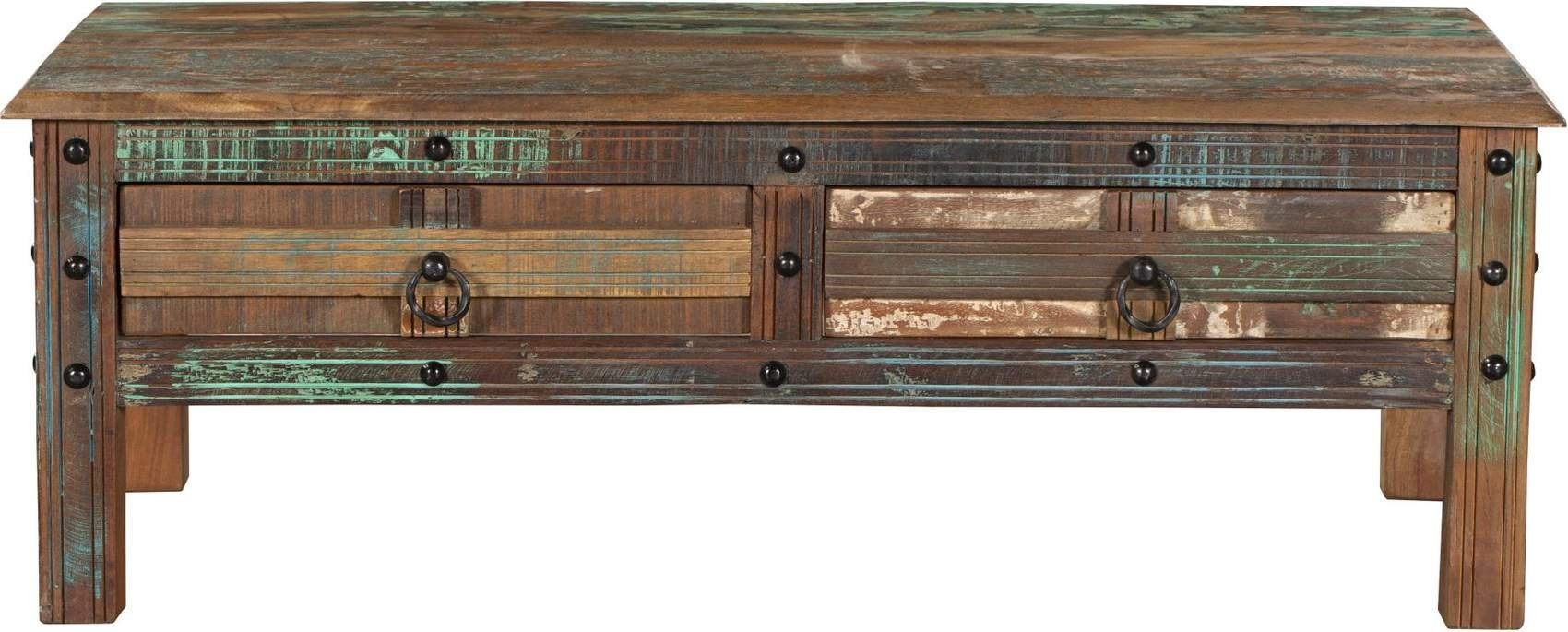 INTERIA Home & Living Couchtisch Tisch Couchtisch KALANKA recyceltes Holz Mango, Akazie