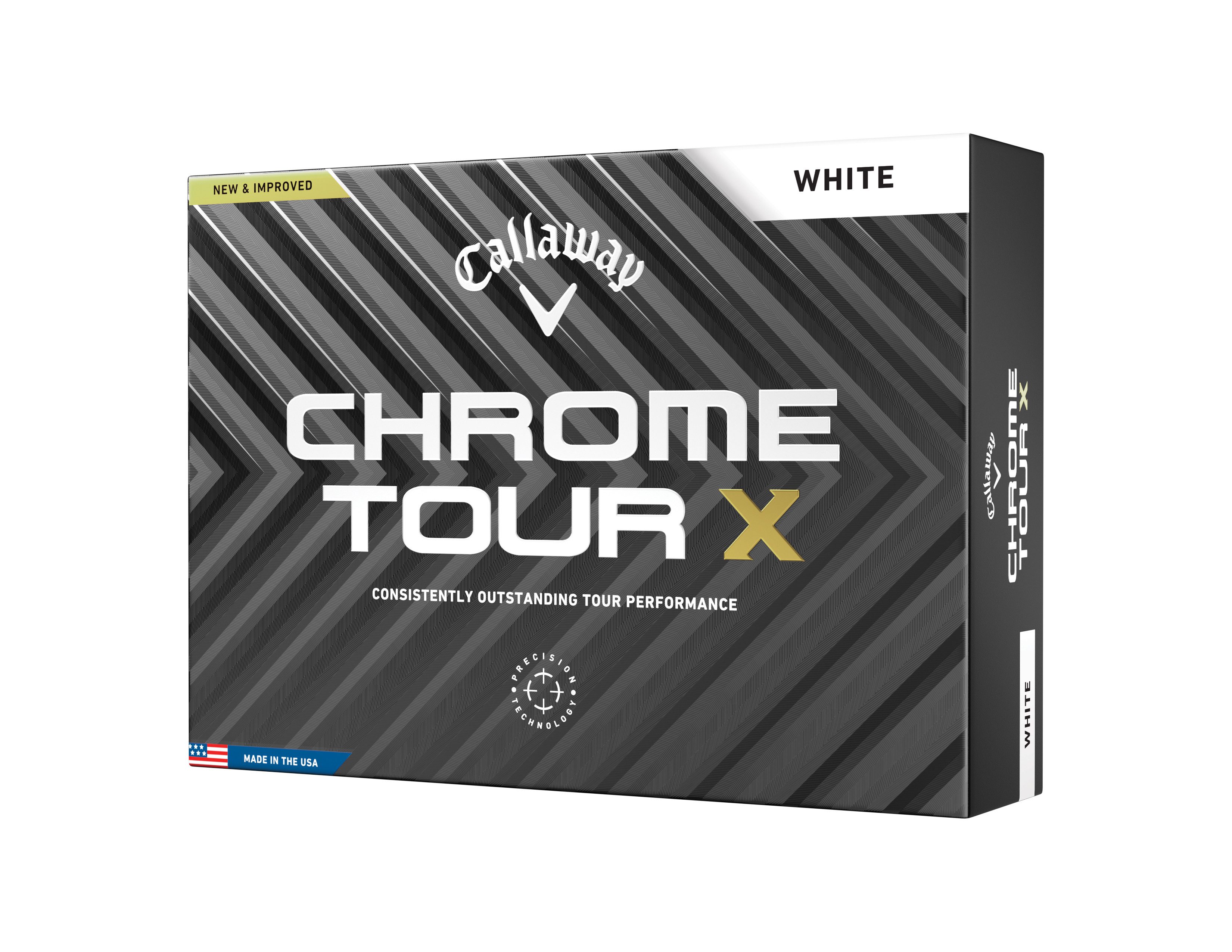 Callaway Golfball Callaway Golfball Chrome Tour X Weiß 1 Dutzend