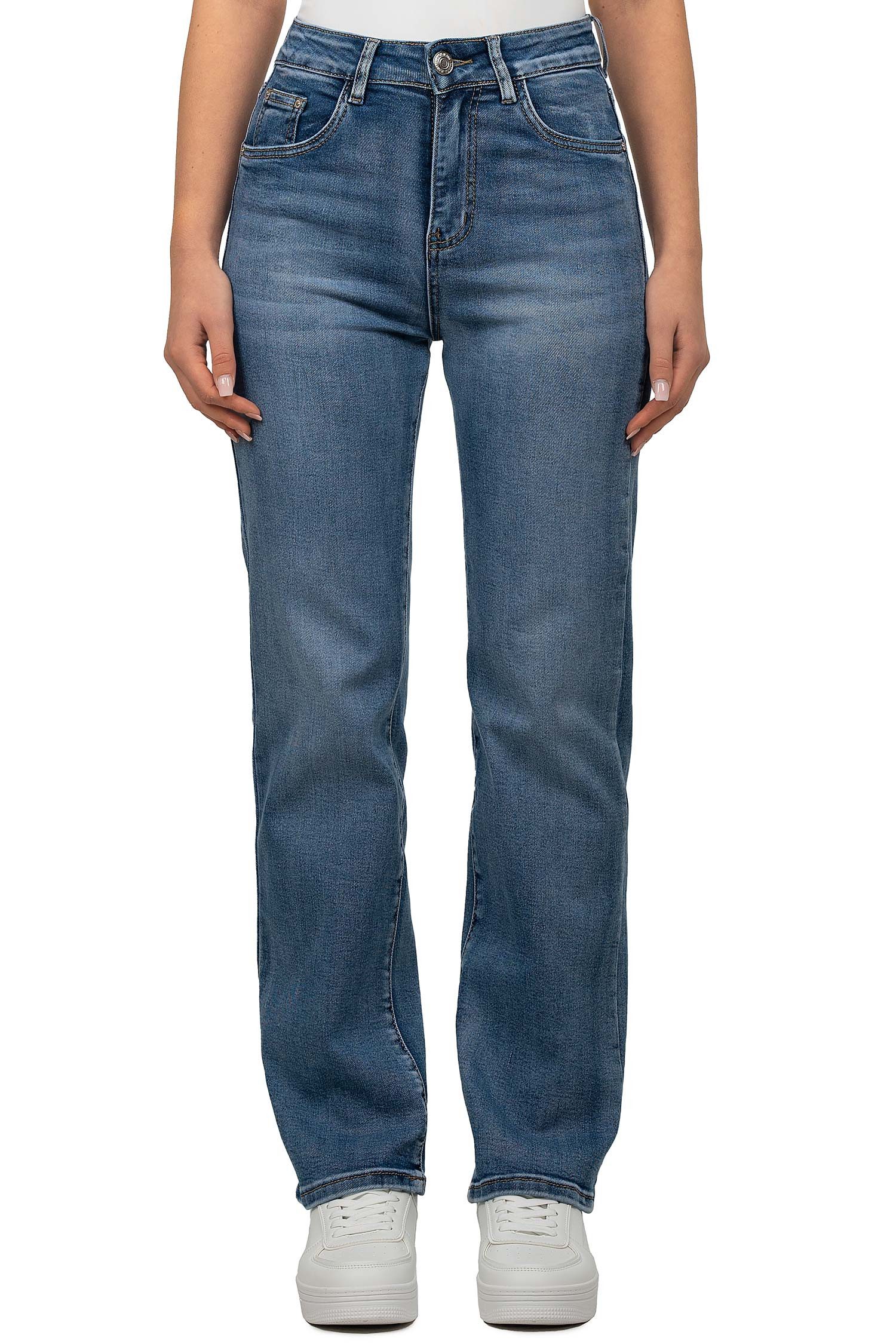 Reichstadt 5-Pocket-Jeans Casual Wide Leg Damen günstig online kaufen