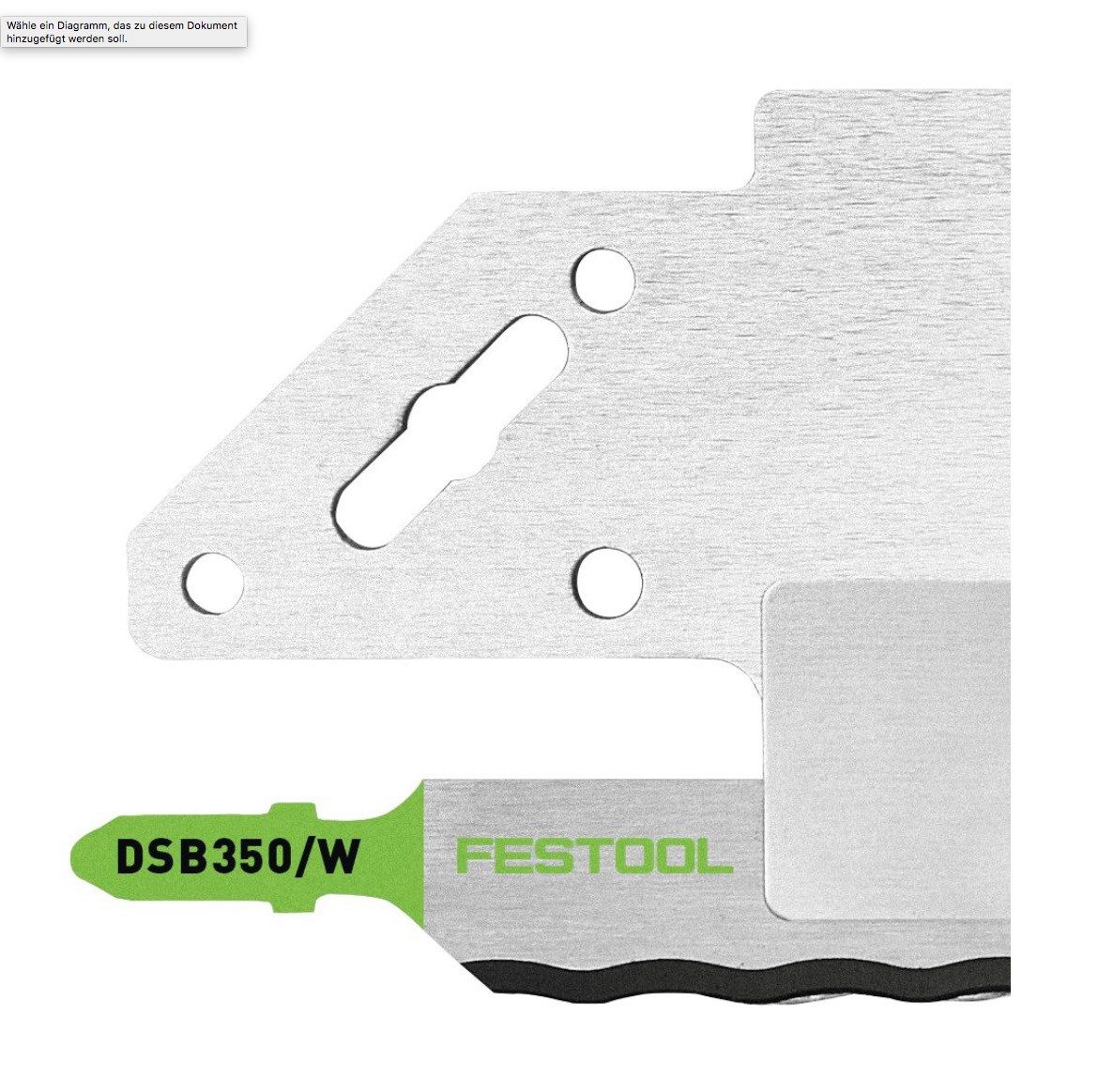 FESTOOL Stichsägeblatt Schneidgarnitur SG-350/W-ISC für ISC 240 EB (575412)
