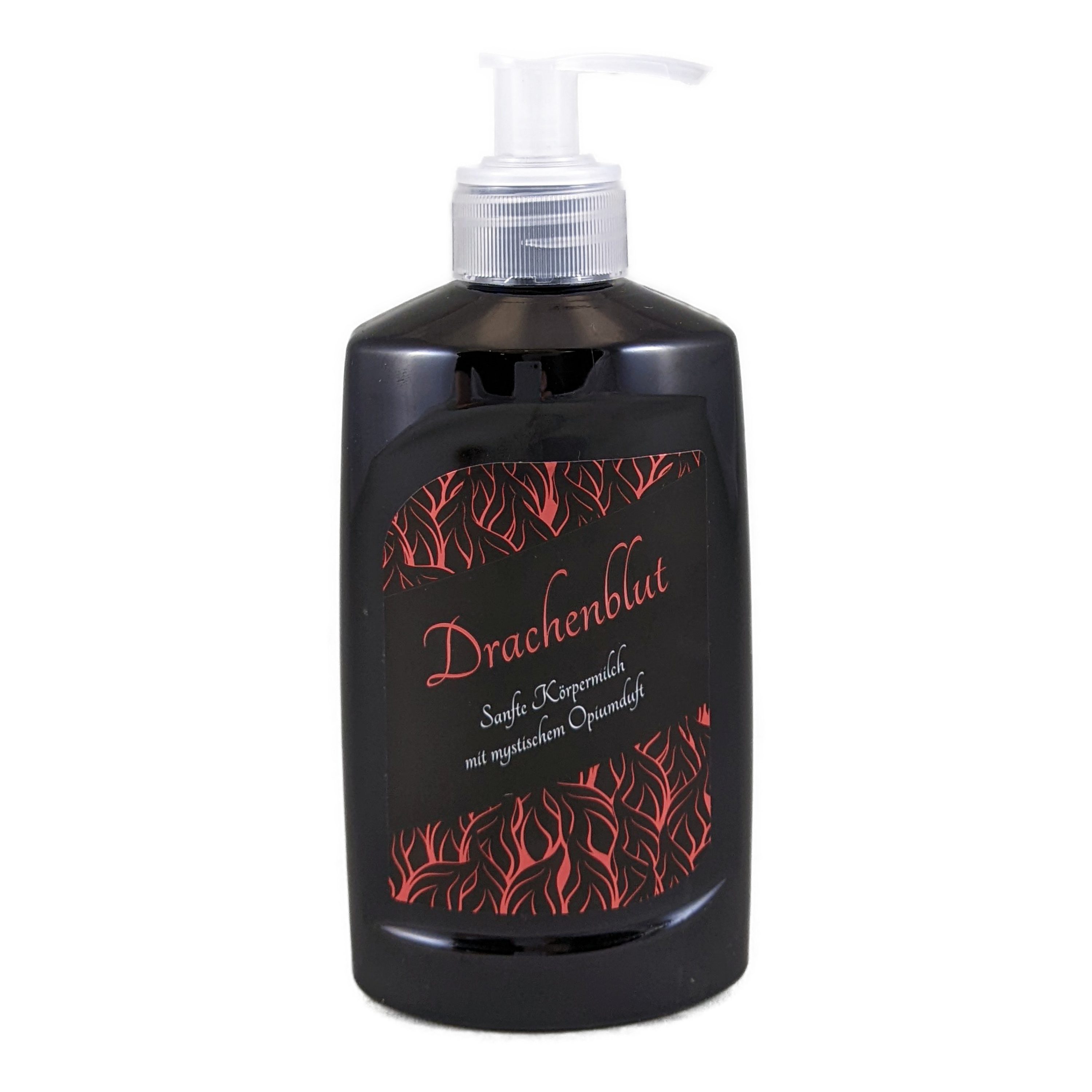 ≈petra Körpermilch Drachenblut [300 ml] aus der ≈petra Manufaktur, weiß, mystischer Opiumduft mit orientalisch-würziger Note