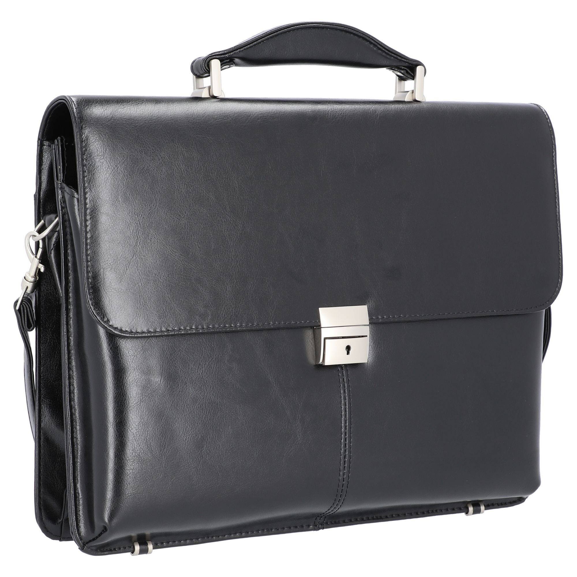 Alassio® Aktentasche Faenza, Leder