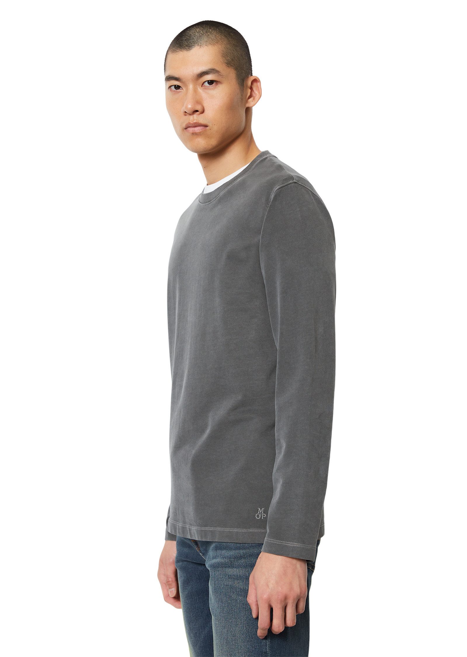 Marc O'Polo Langarmshirt aus Organic Cotton günstig online kaufen