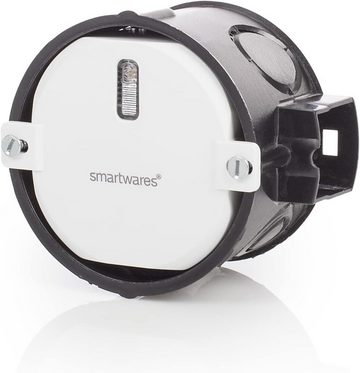 smartwares Schalter Funk-Einbauschalterset für Rollladen Plug & Connect 3x Unterputzschalter, Batteriebetrieben,300 W – SH4-99559, Weiß