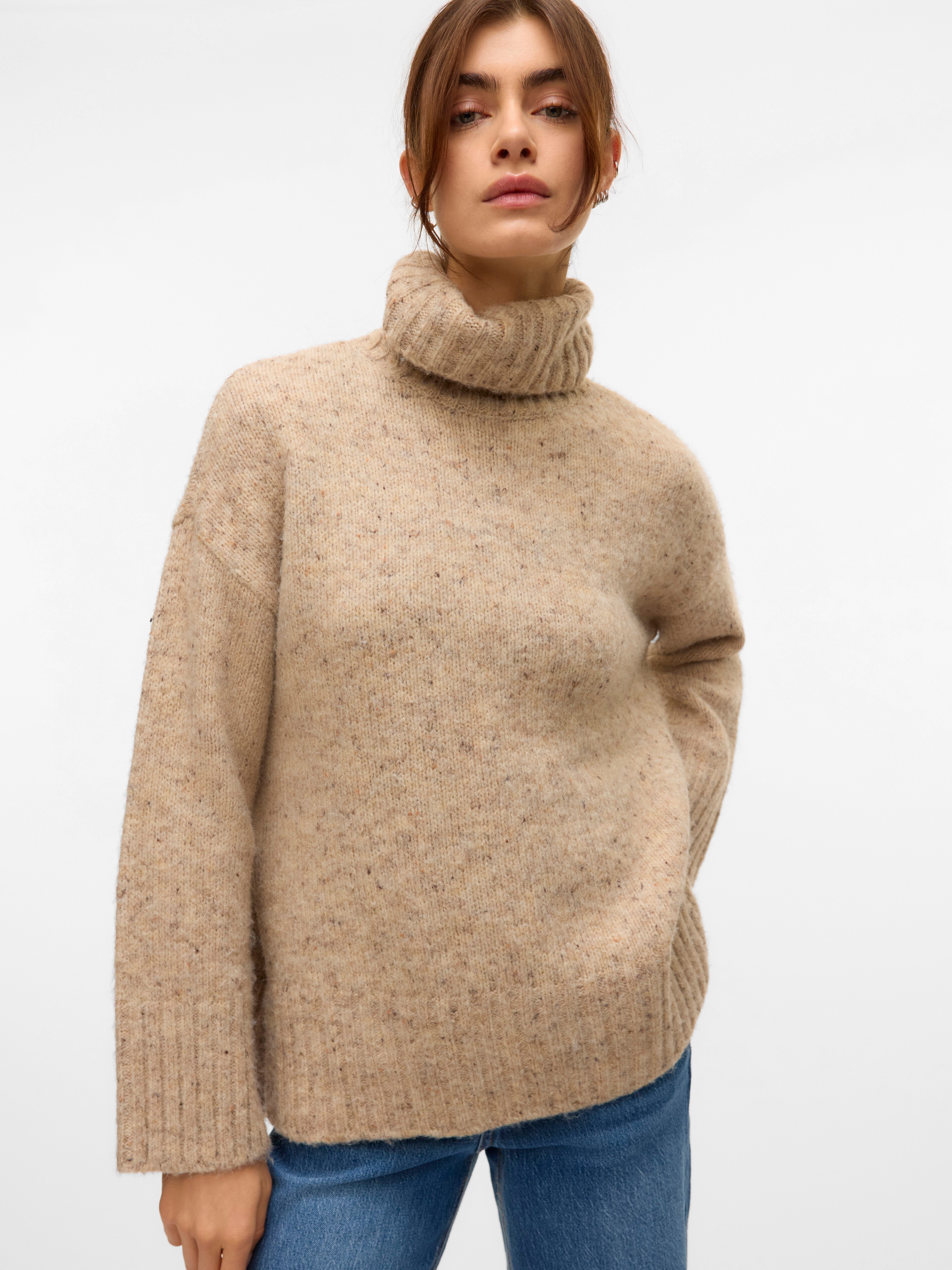 Vero Moda Rollkragenpullover VMINGRID LS ROLL NECK PULLOVER BOO günstig online kaufen