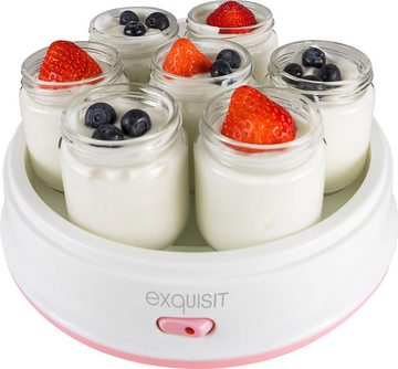 exquisit Joghurtbereiter YM 3101 wep, 7 Portionsbehälter, je 200 ml