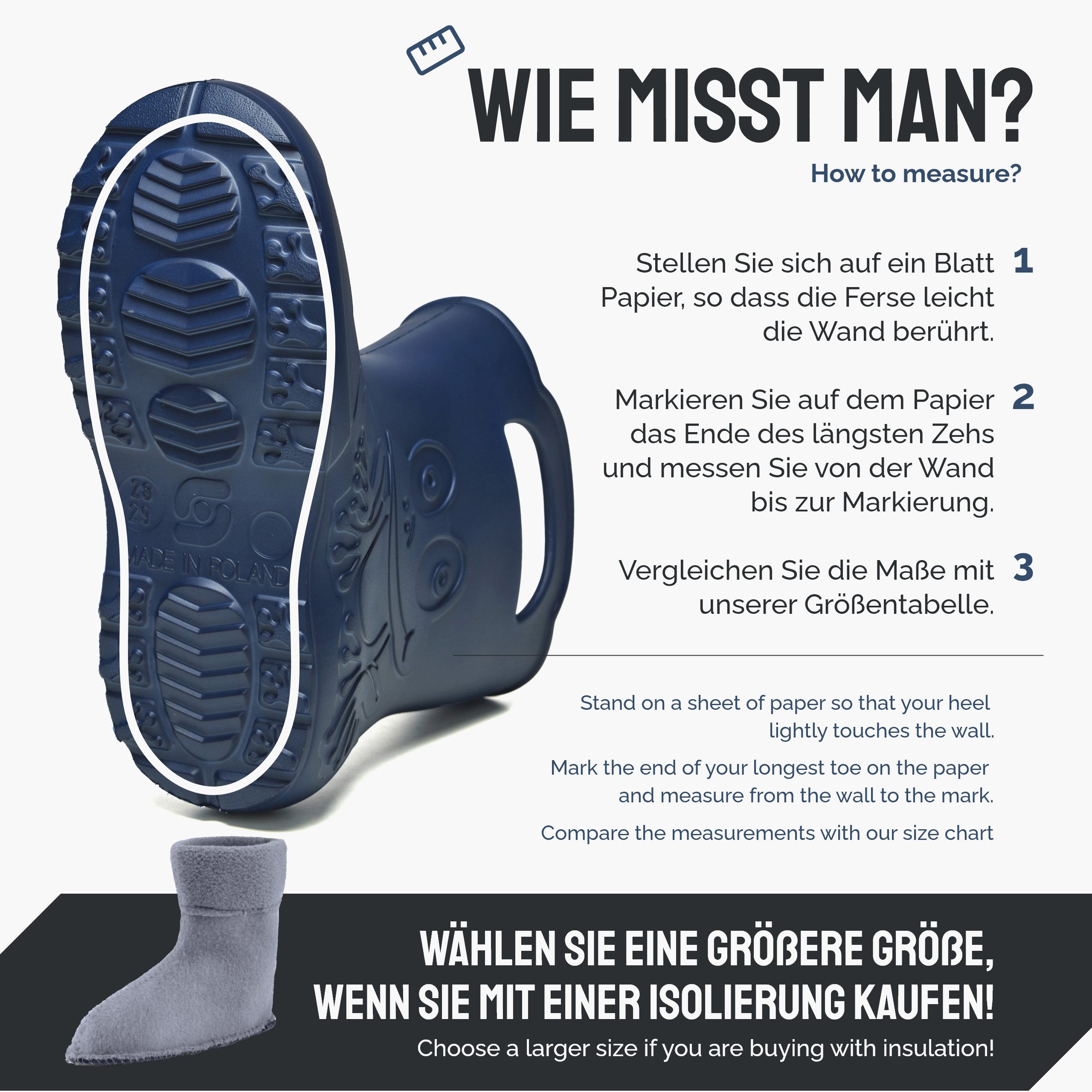 Ladeheid EVA federleichte Regenschuhe LA-CA-03 Kinder Gummistiefel