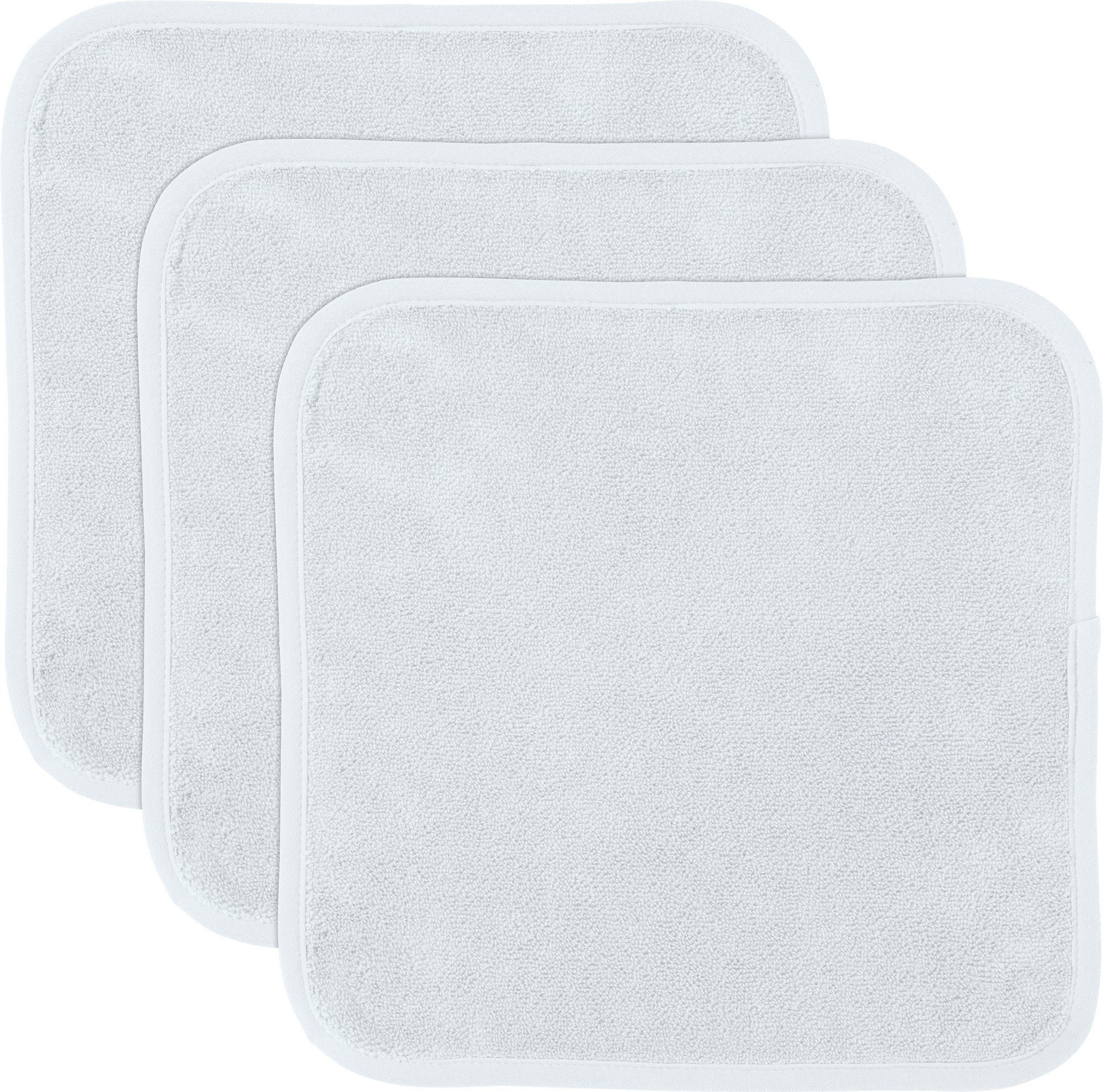 Erwin Müller Seiftuch Abschminktuch 3er-Pack, Microfaser, Microfaser Uni