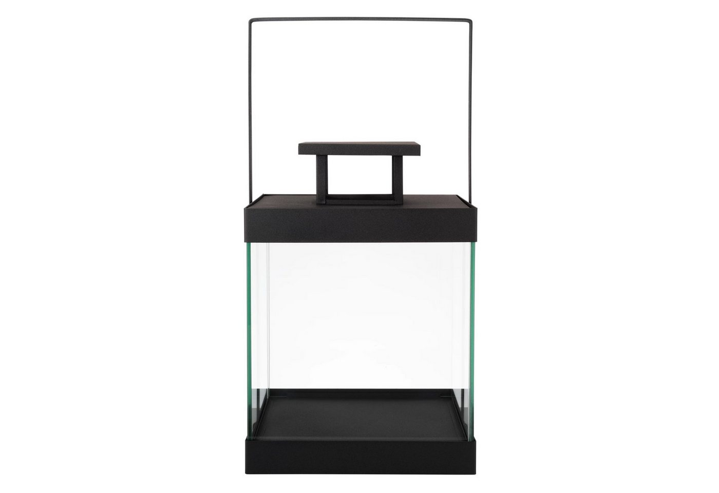 blomus Kerzenlaterne -FINCA- Laterne aus Stahl und Glas: Modernes Design für Innenräume (1 St), Stilvolles Design, Glasscheiben, Abnehmbarer Deckel, Geradliniger Griff