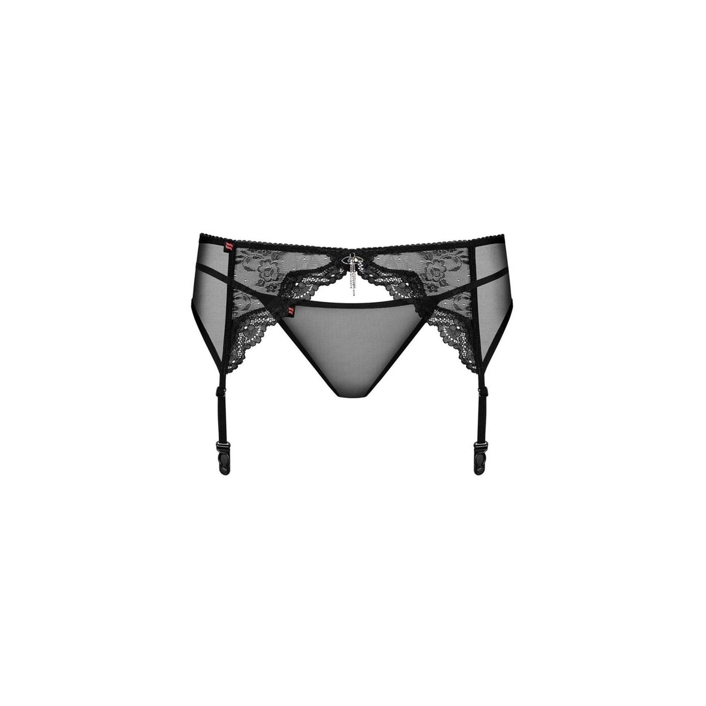 Obsessive Strapsgürtel OB Charms garter belt & thong - (L/XL,S/M,XXL)