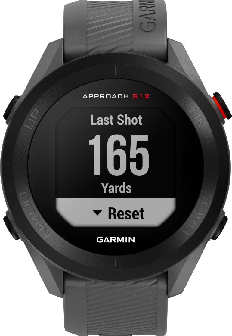 Garmin APPROACH S12 2022 Zoll, Smartwatch Edition cm/1,3 Garmin) grau | grau/schwarz (3,3